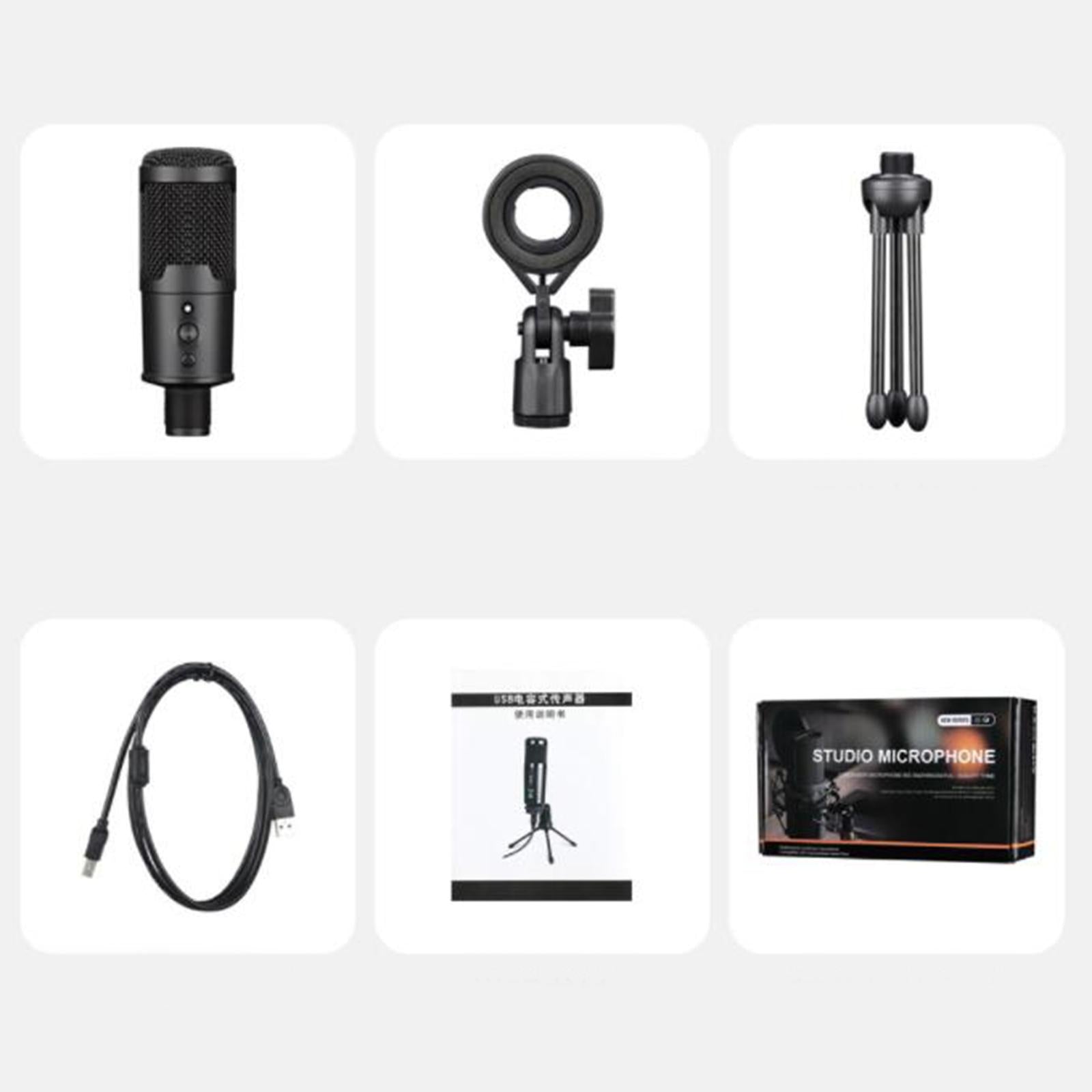 Professional USB Microphone Studio Mic for Podcasting Streaming Computer PC