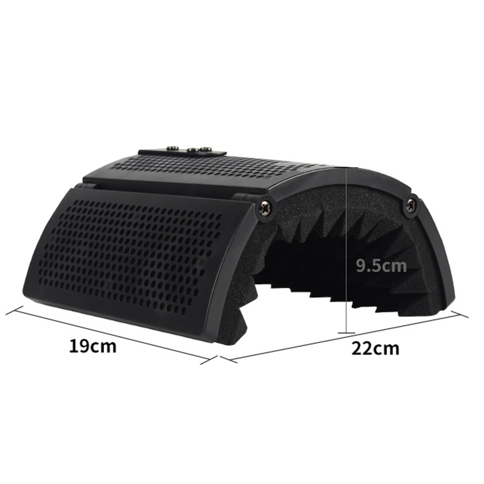 Microphone Isolation Shield, 3-Panel Mic Sound Absorbing Foam Recording Without stand