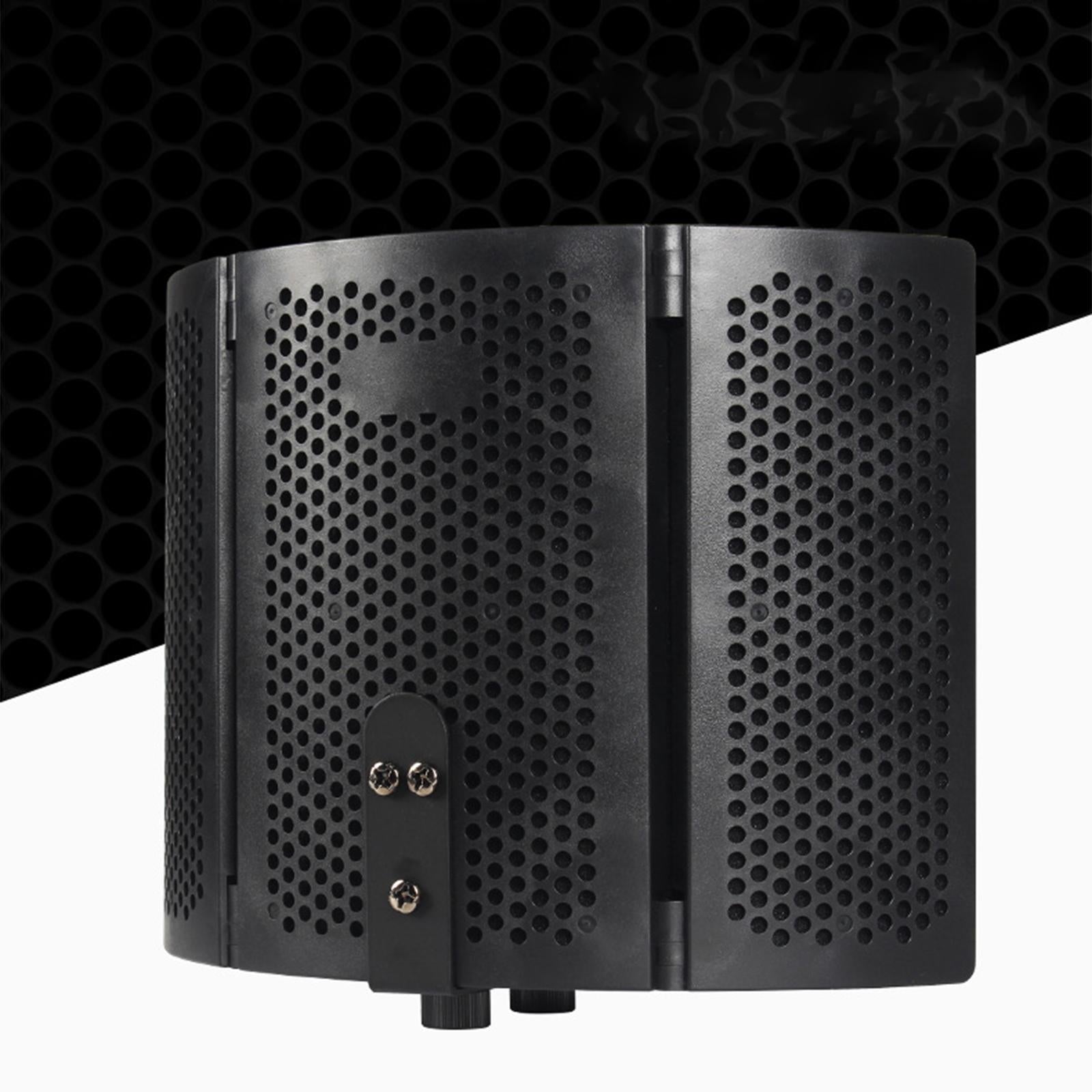 Microphone Isolation Shield, 3-Panel Mic Sound Absorbing Foam Recording With stand