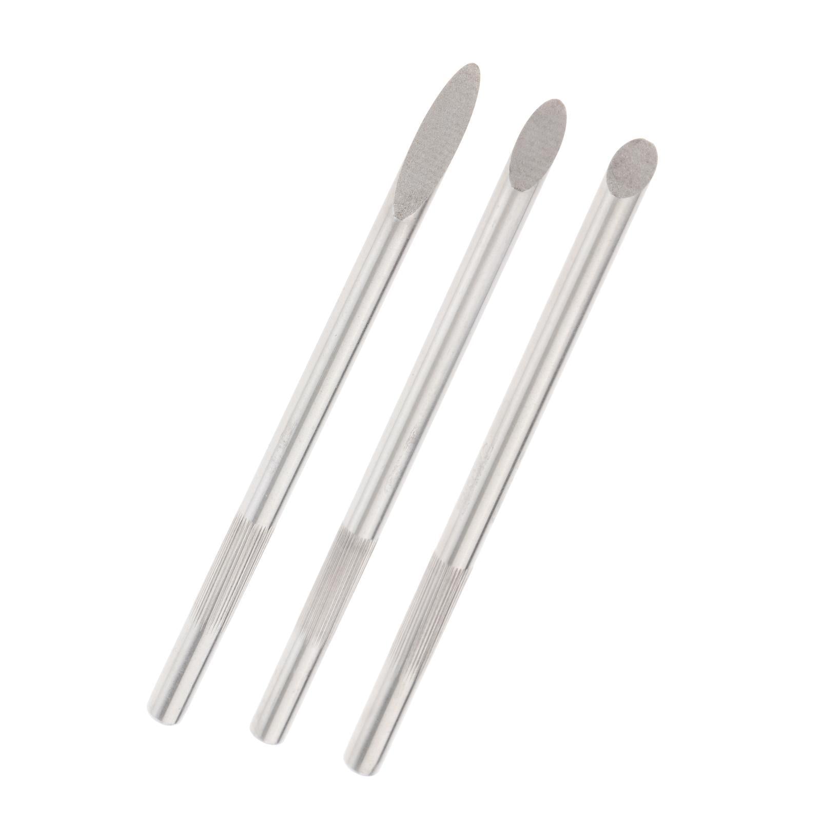 Guitar Fret Dressing Metal File Guitar Repair Tool 3-Sizes S 12.5X0.8CM