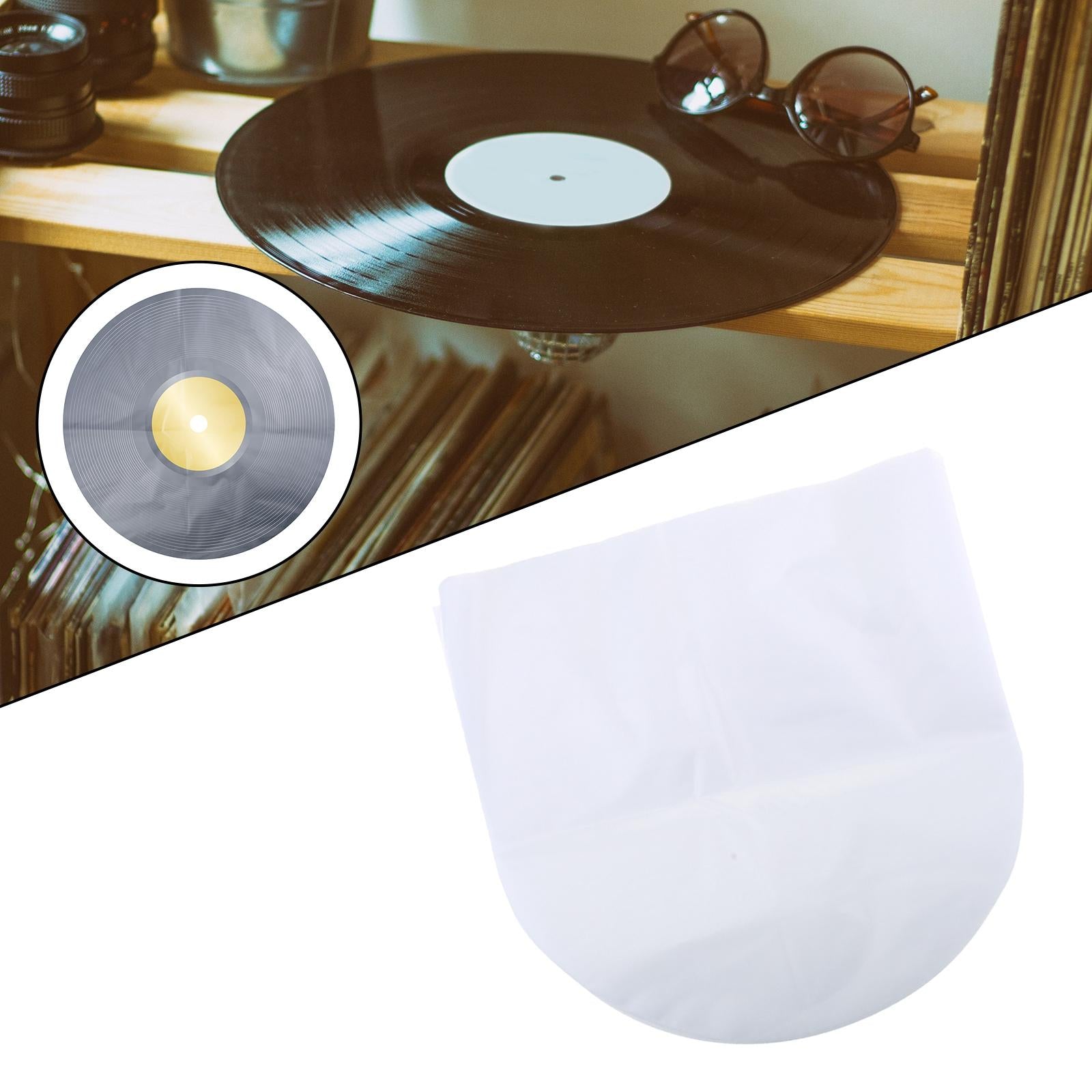 Anti-Static Record Protecter Album Storage Reusable Plastic for Record Album 10 inch