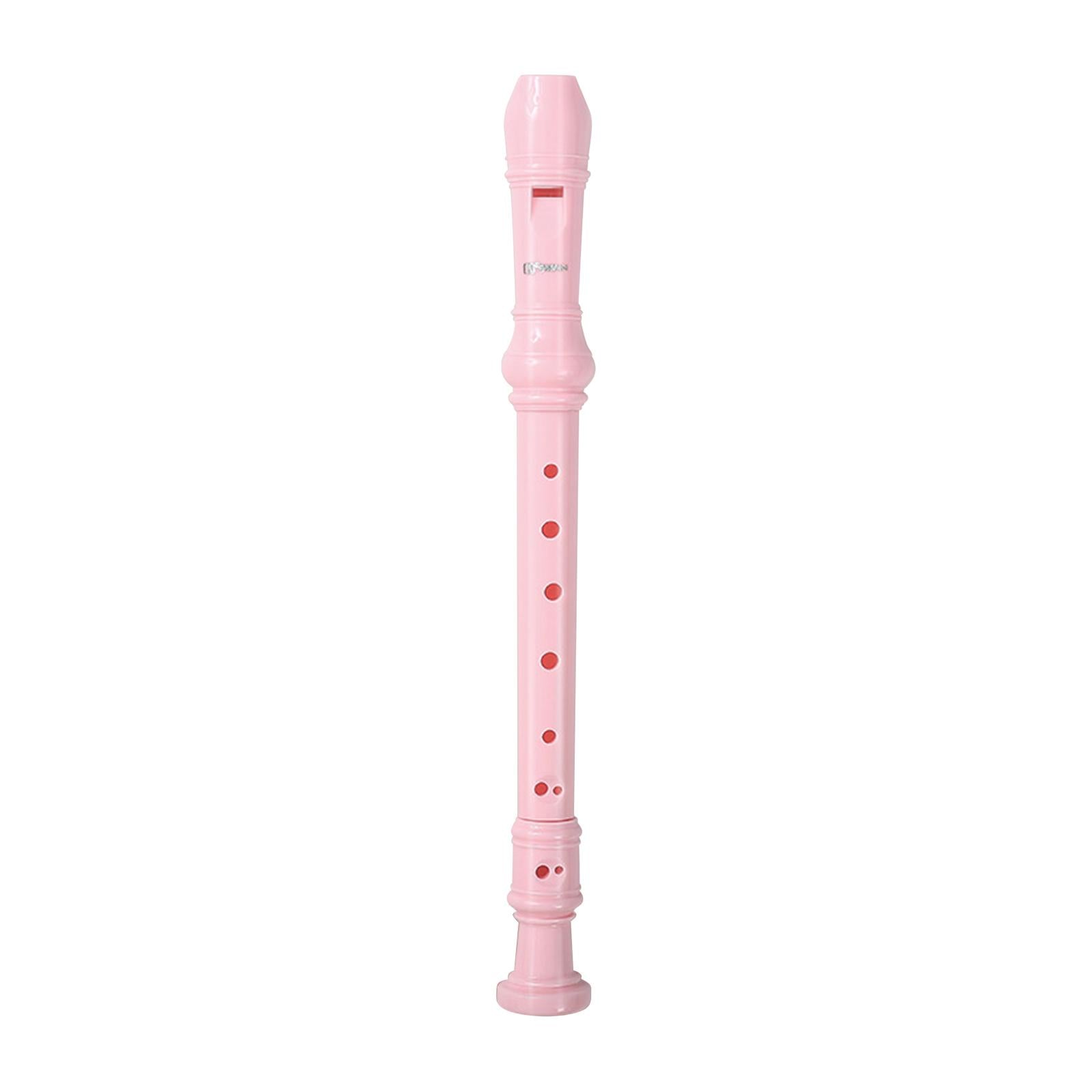 German Style Soprano Recorder Musical Instrument Gifts Pink 8 Hole