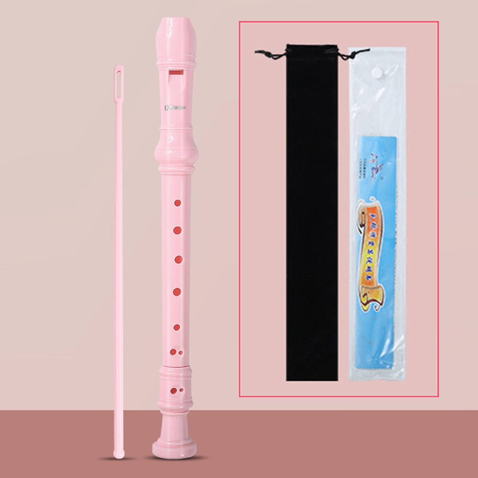 German Style Soprano Recorder Musical Instrument Gifts Pink 8 Hole