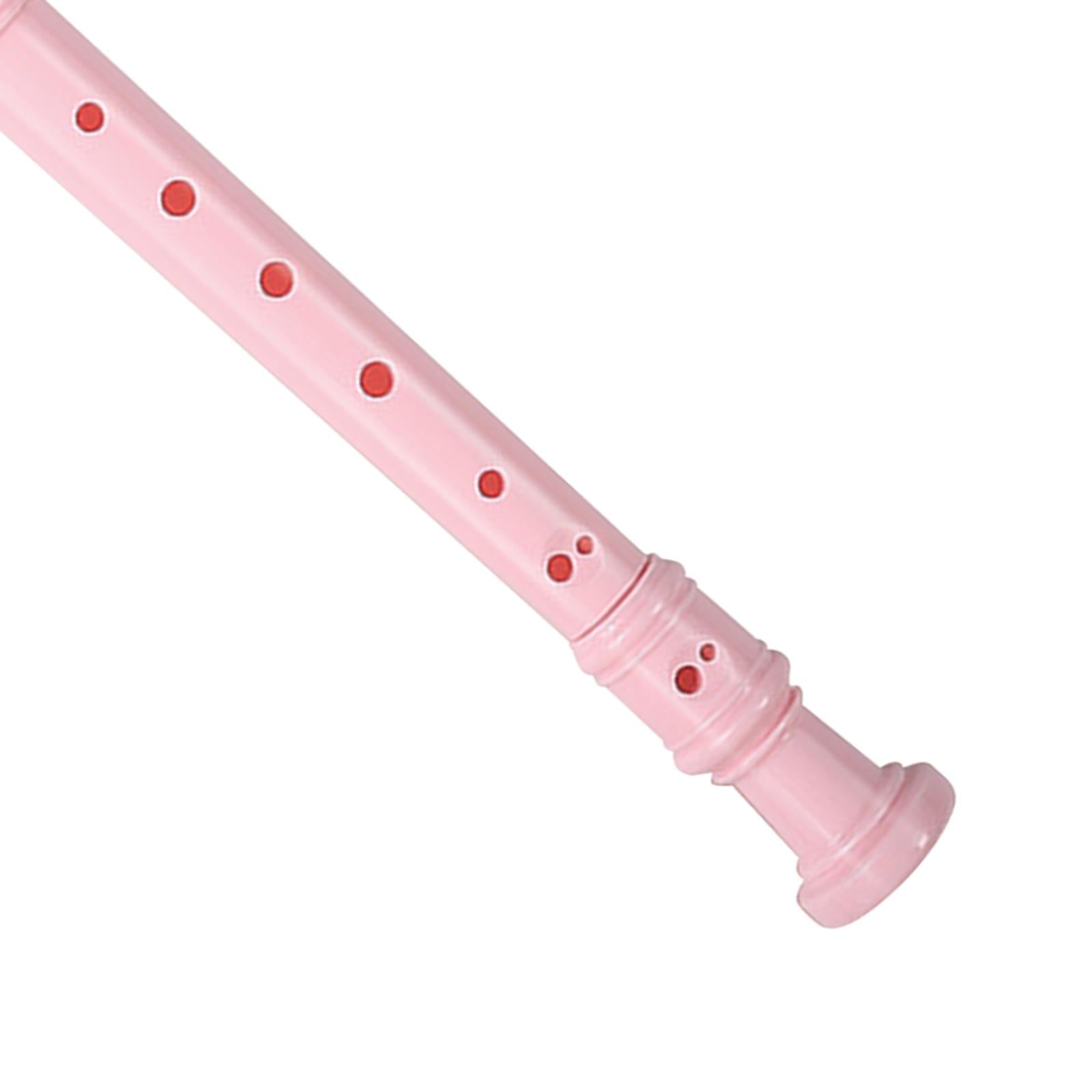 German Style Soprano Recorder Musical Instrument Gifts Pink 8 Hole