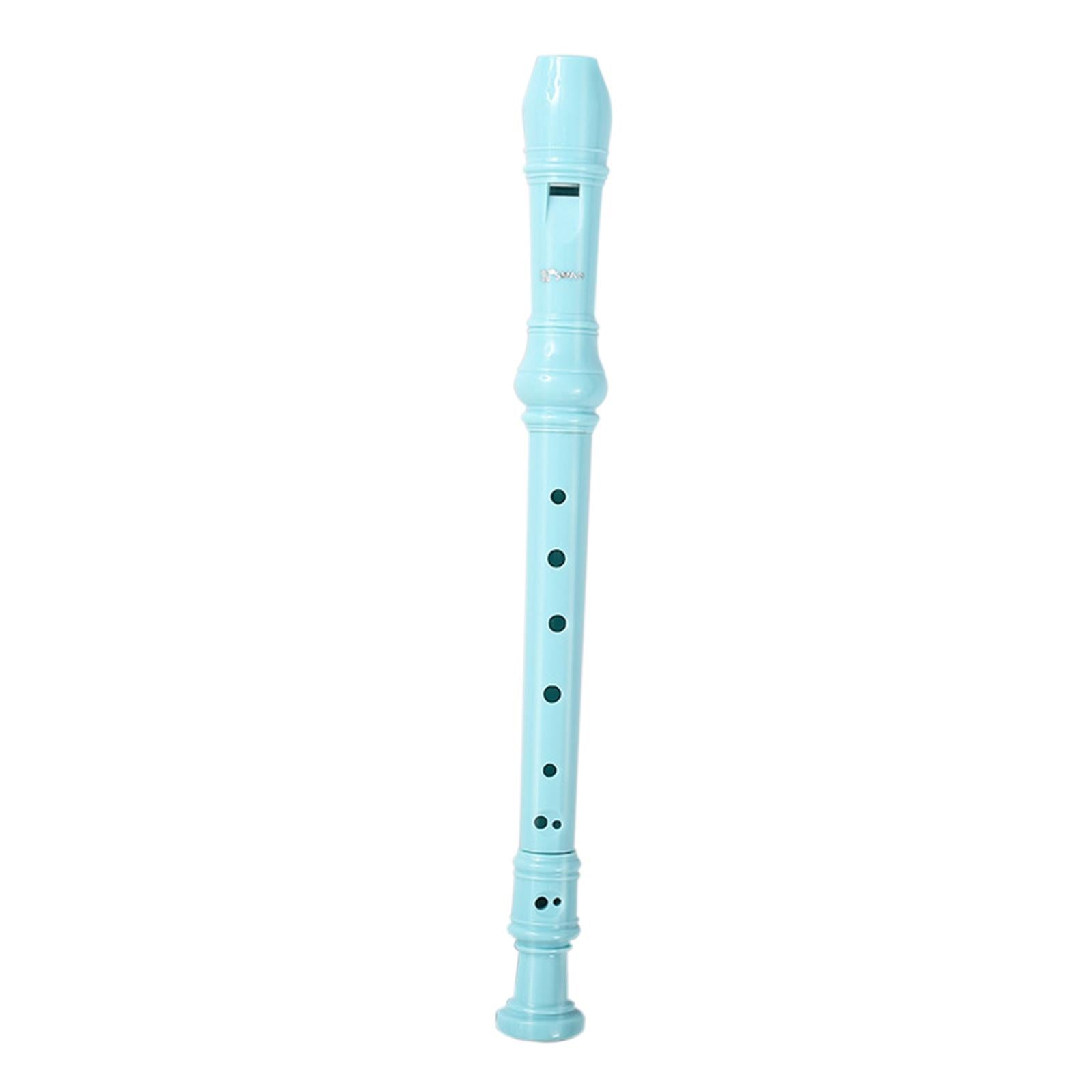 German Style Soprano Recorder Musical Instrument Gifts Blue 8 Hole