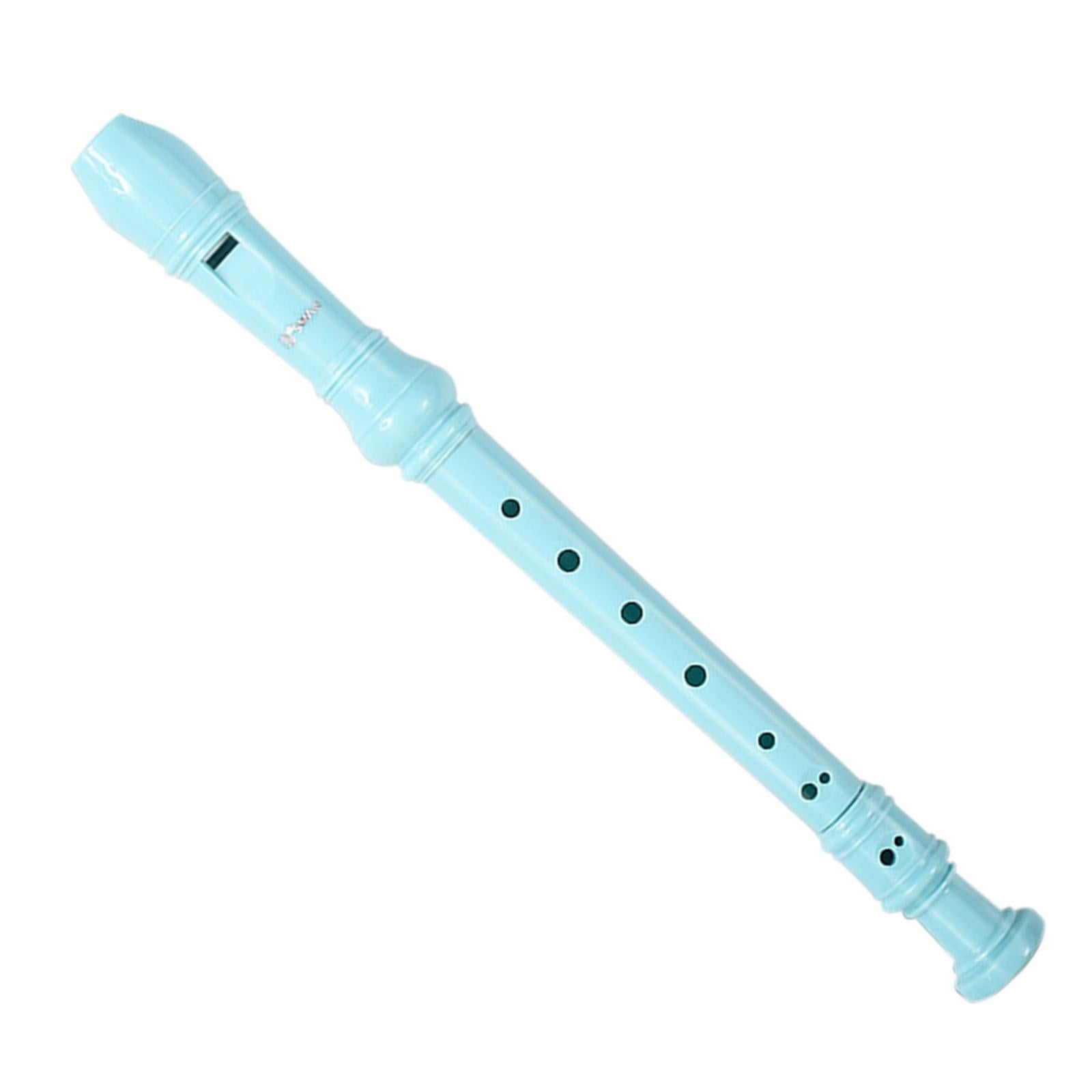German Style Soprano Recorder Musical Instrument Gifts Blue 8 Hole