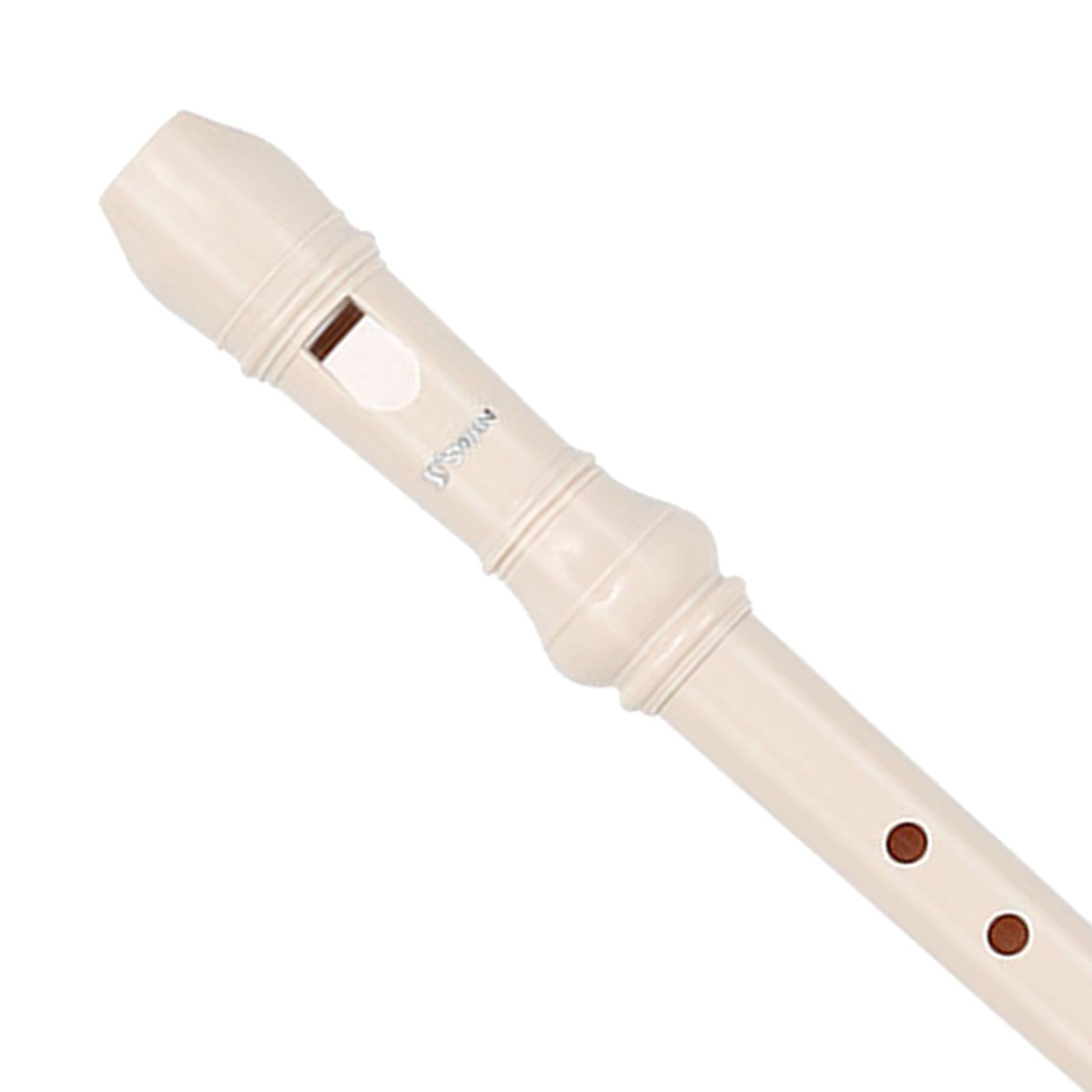 German Style Soprano Recorder Musical Instrument Gifts White 6 Hole