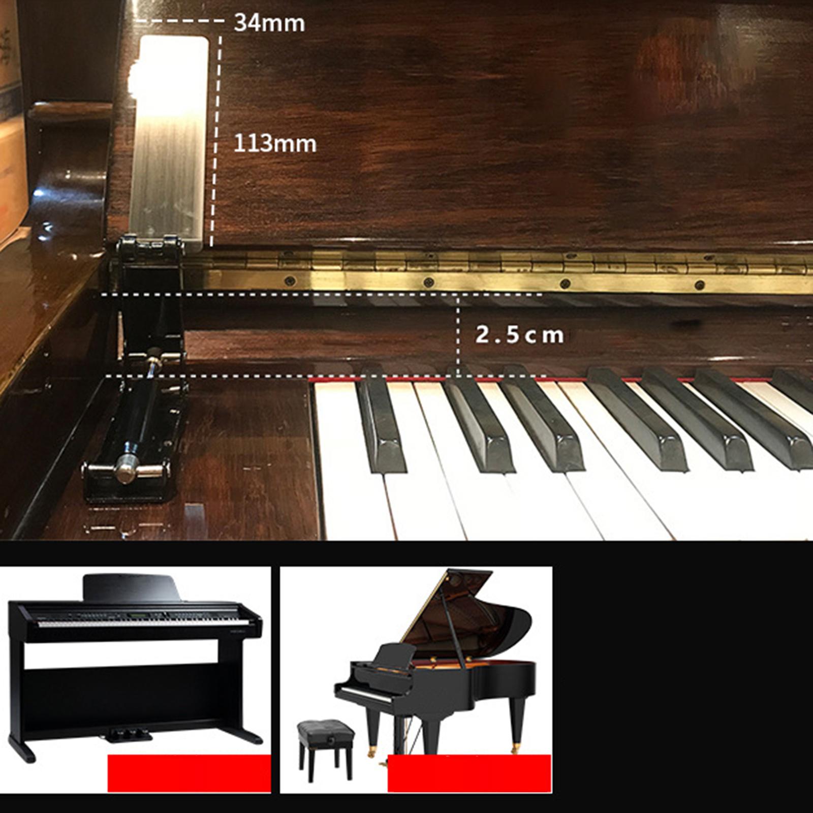 Piano Descend Control Device Falling Buffer for Piano Parts Silver