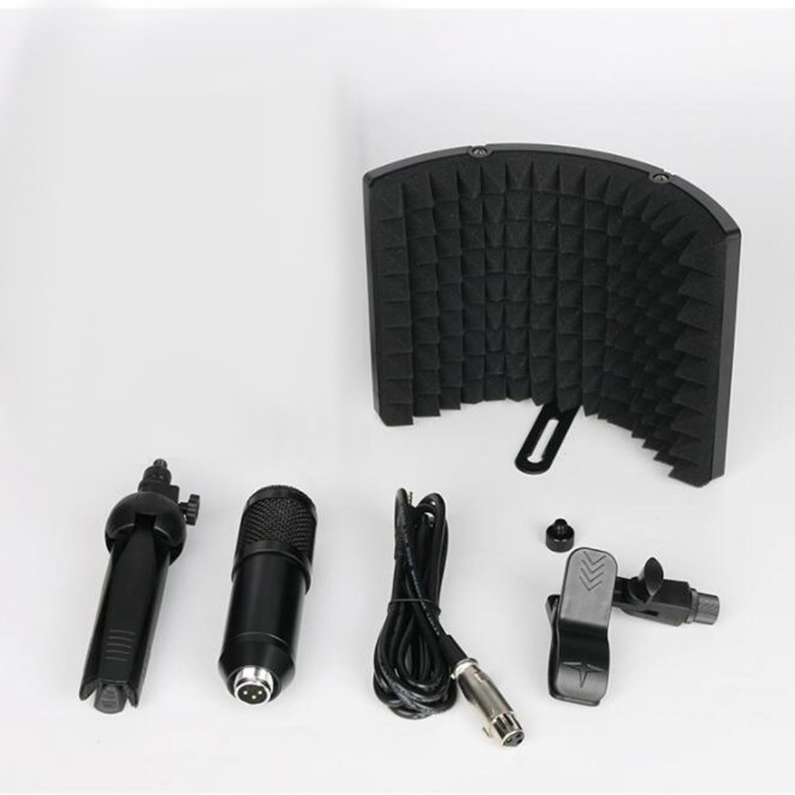 BM800 Condenser Microphone Studio Vocal Recording Mic Stand Set XLR Line