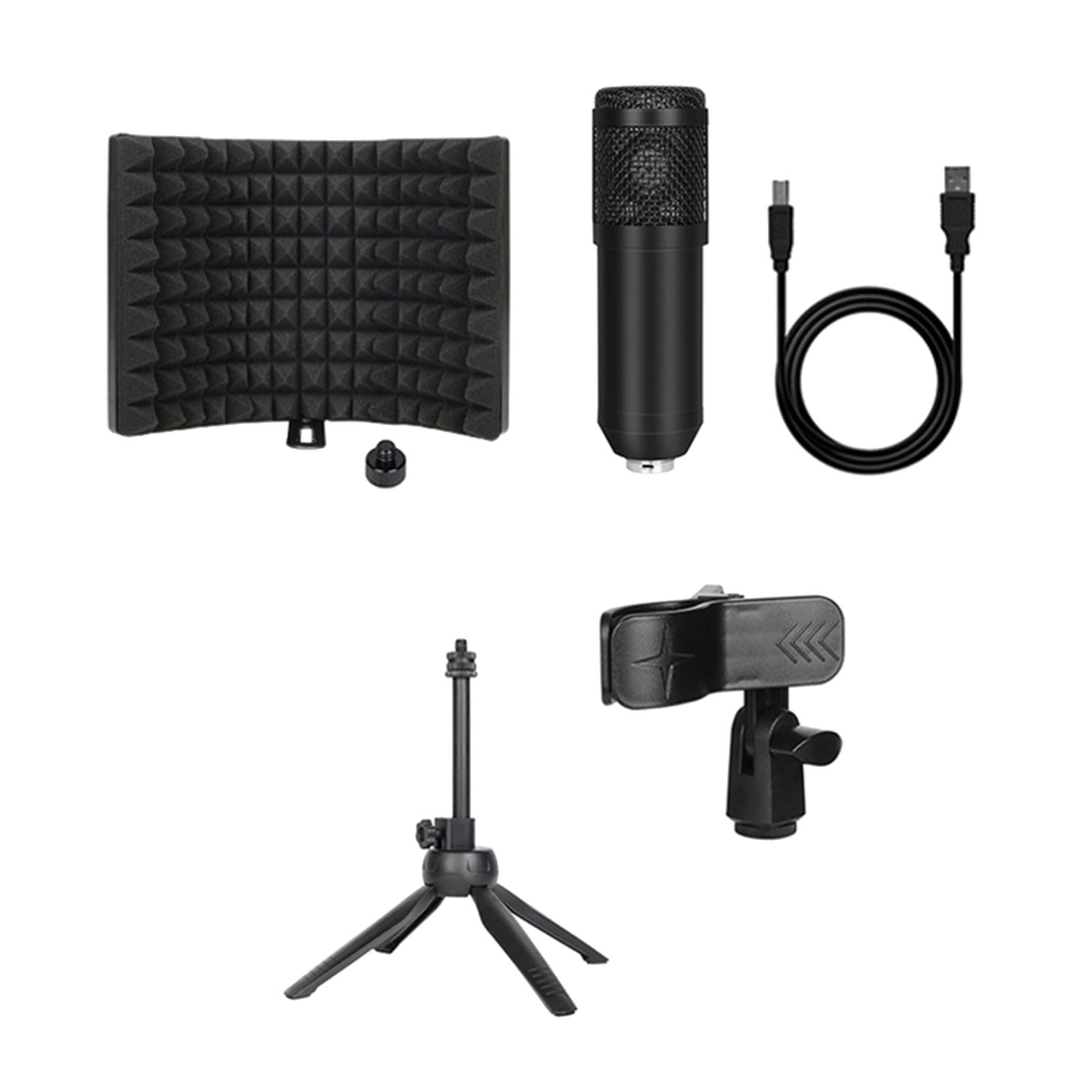 BM800 Condenser Microphone Studio Vocal Recording Mic Stand Set USB line