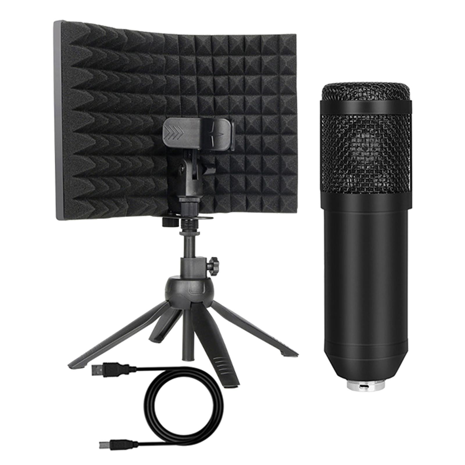 BM800 Condenser Microphone Studio Vocal Recording Mic Stand Set USB line