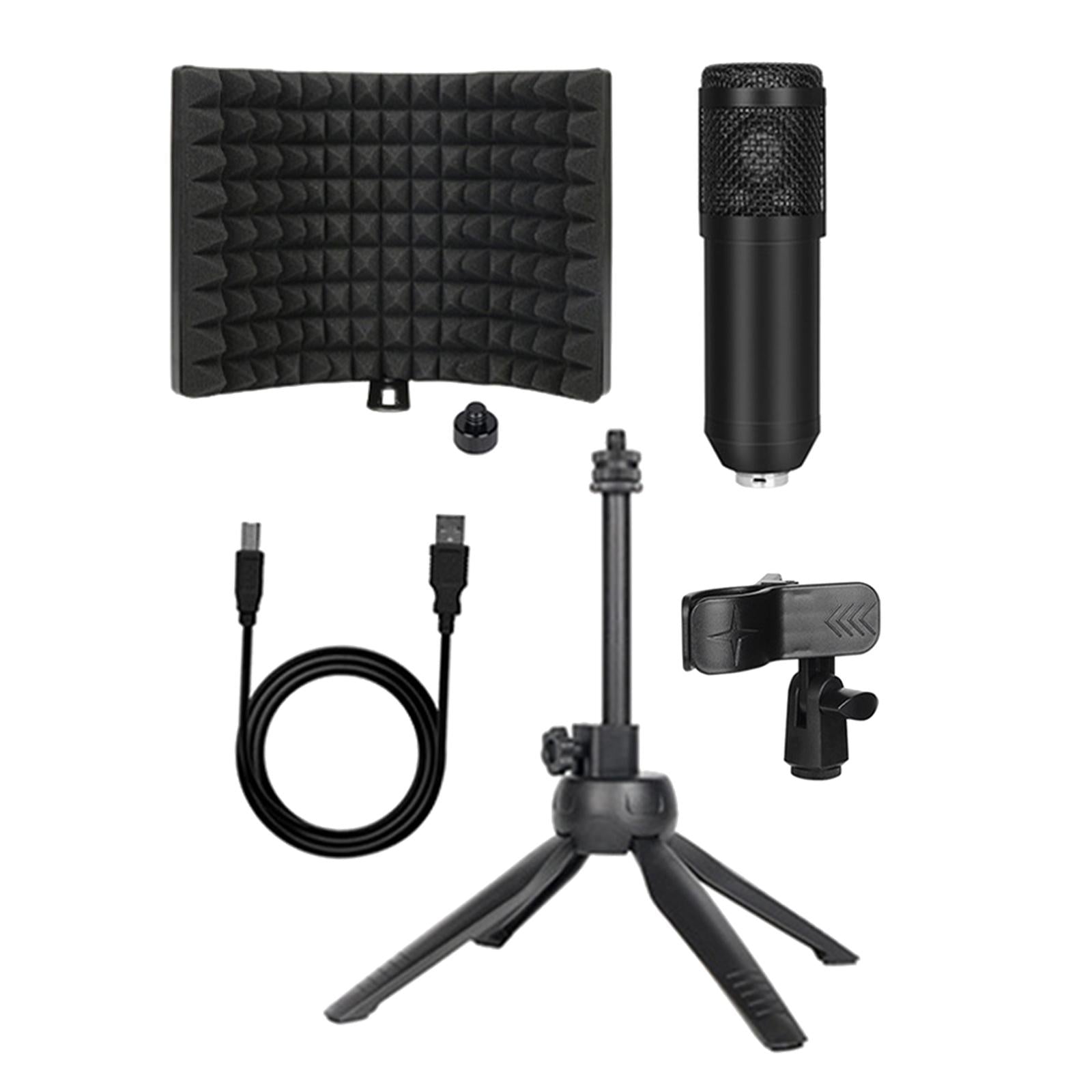 BM800 Condenser Microphone Studio Vocal Recording Mic Stand Set USB line