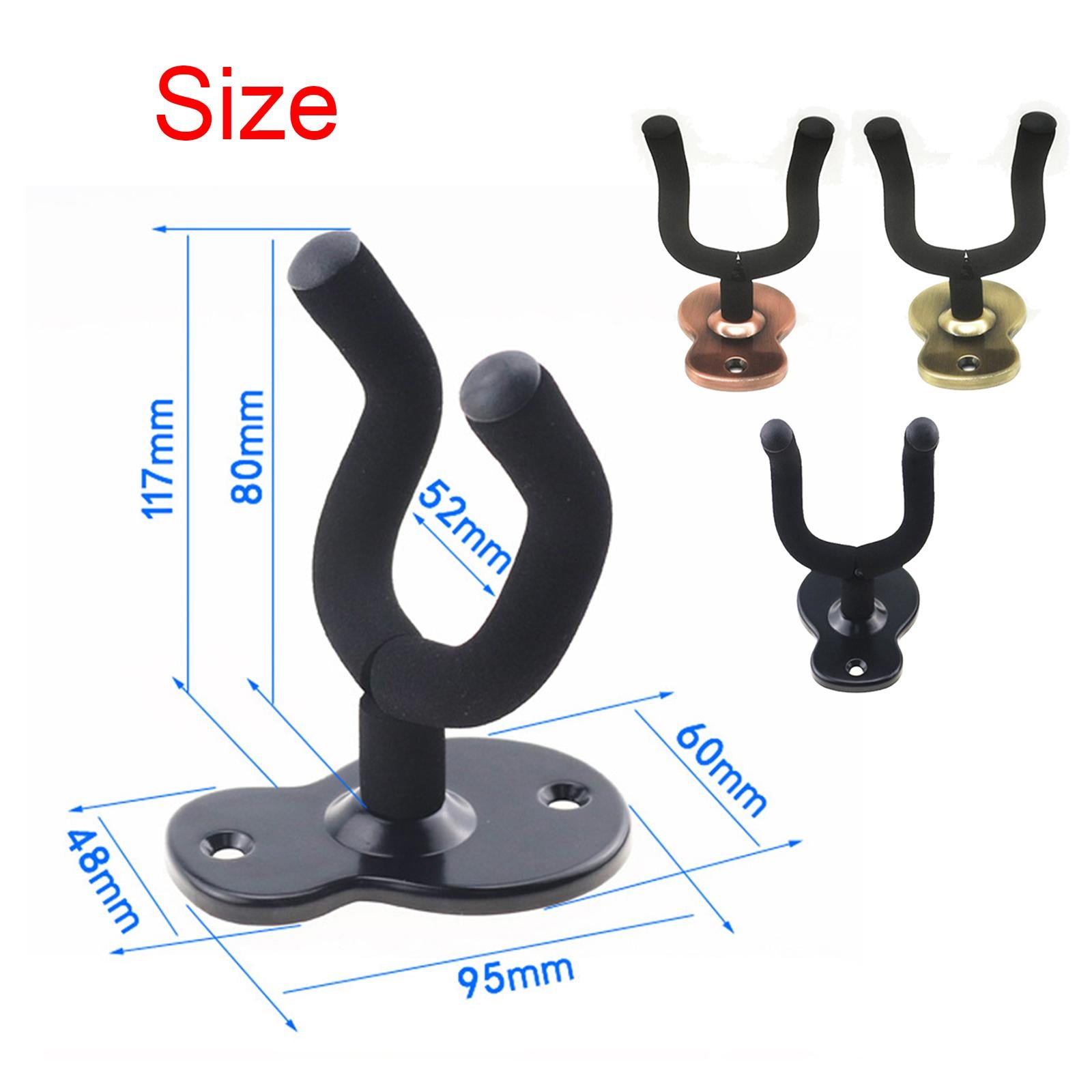 Wall Mount Guitar Hanger Hook Non-slip Holder Stand Guitar Parts Accessories Yellow