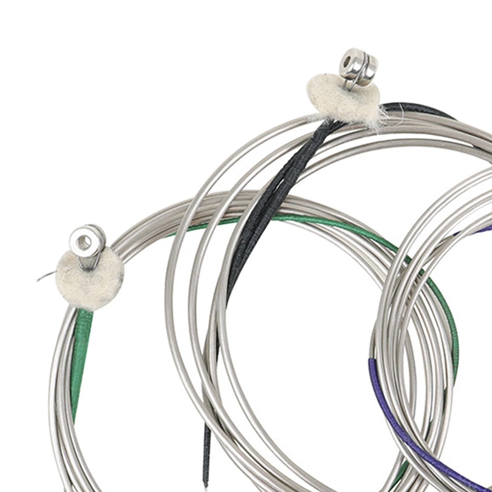 4 Pieces Bass Strings Steel Cord for Acoustic Guitar Musical Instruments