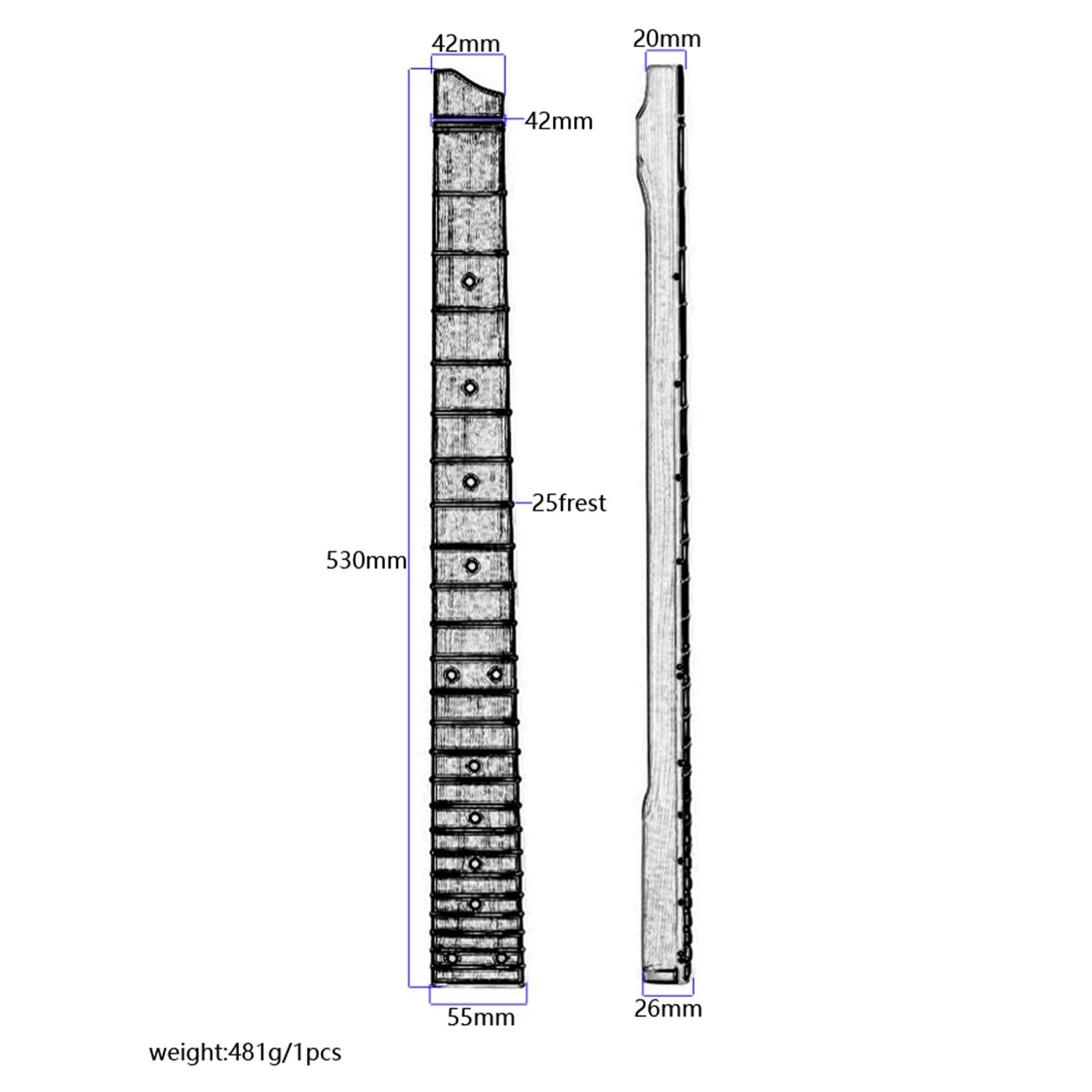 Electric Bass Guitar Neck Sturdy Bolt for Music Lover Electric Guitar DIY