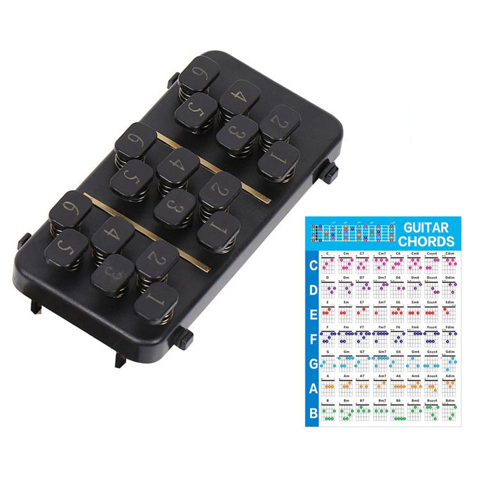 Chord Learning Aid with Guitar Chord Chart Accessories for Teaching Training
