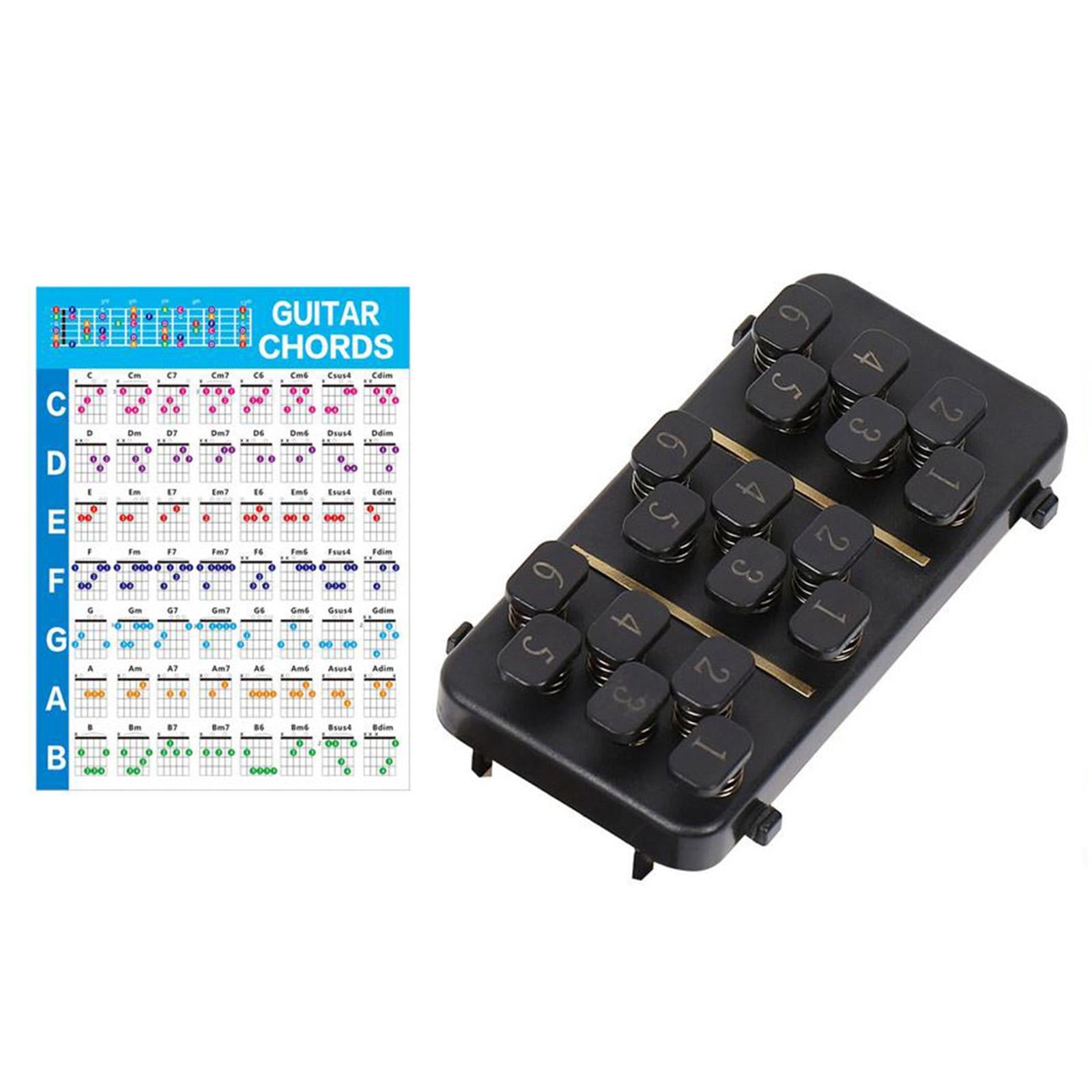 Chord Learning Aid with Guitar Chord Chart Accessories for Teaching Training
