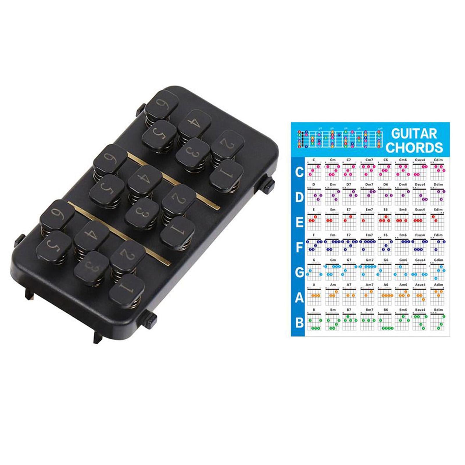 Chord Learning Aid with Guitar Chord Chart Accessories for Teaching Training