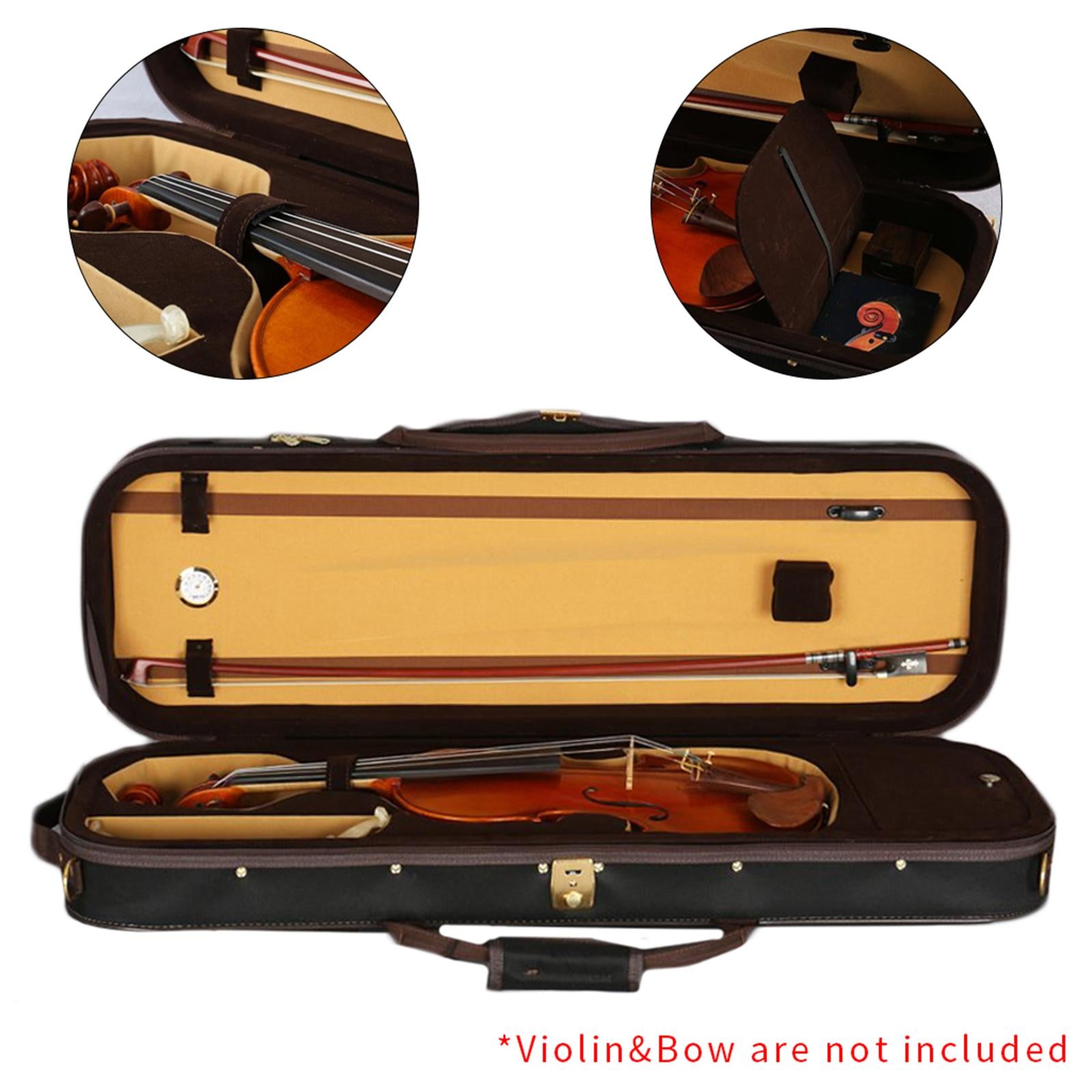 Violin Case Stringed Instrument Lightweight Accessories Show Student 62.5x21x12.5cm