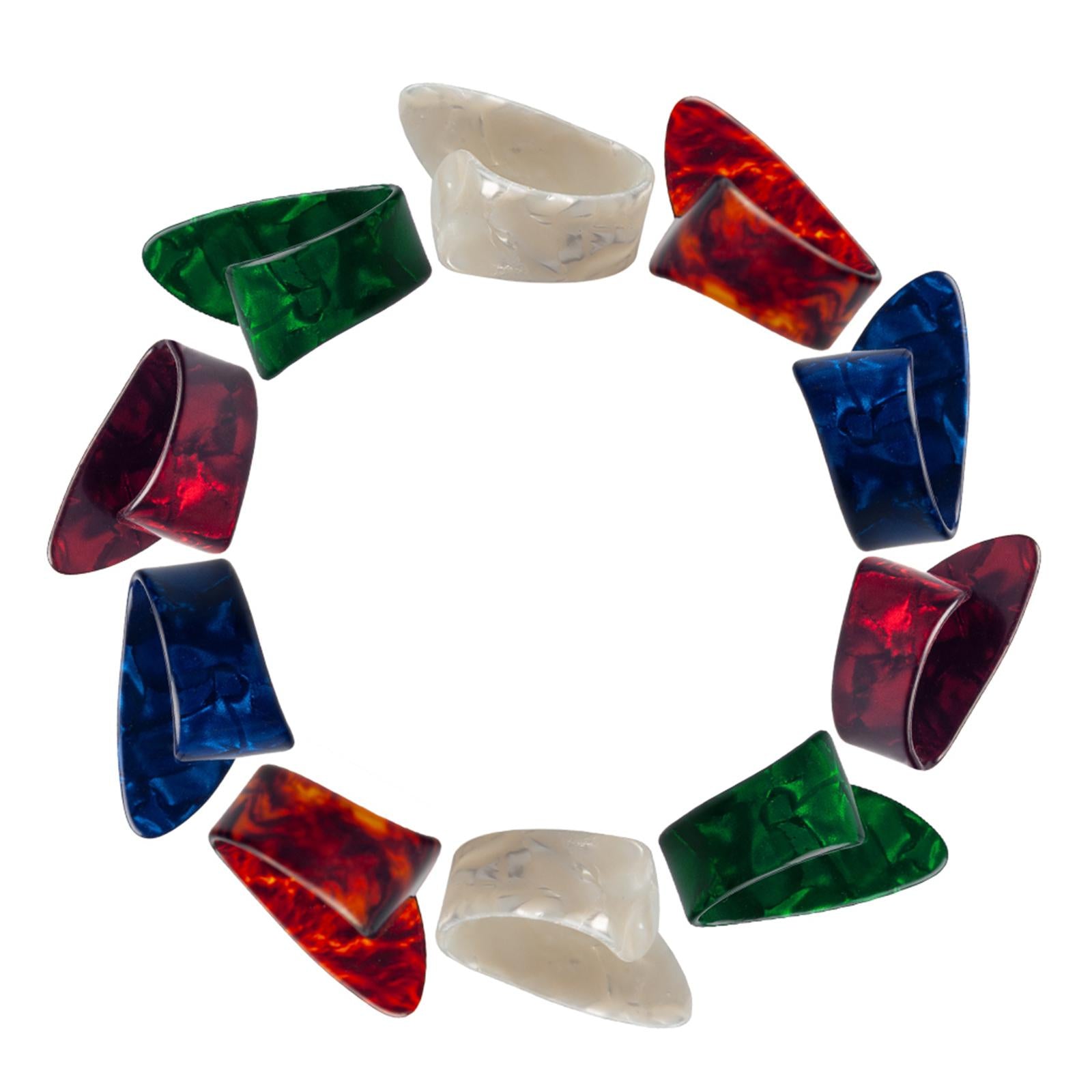 10Pcs Colorful Guitar Pick Plectrums for Acoustic,Electric, Classic Guitar