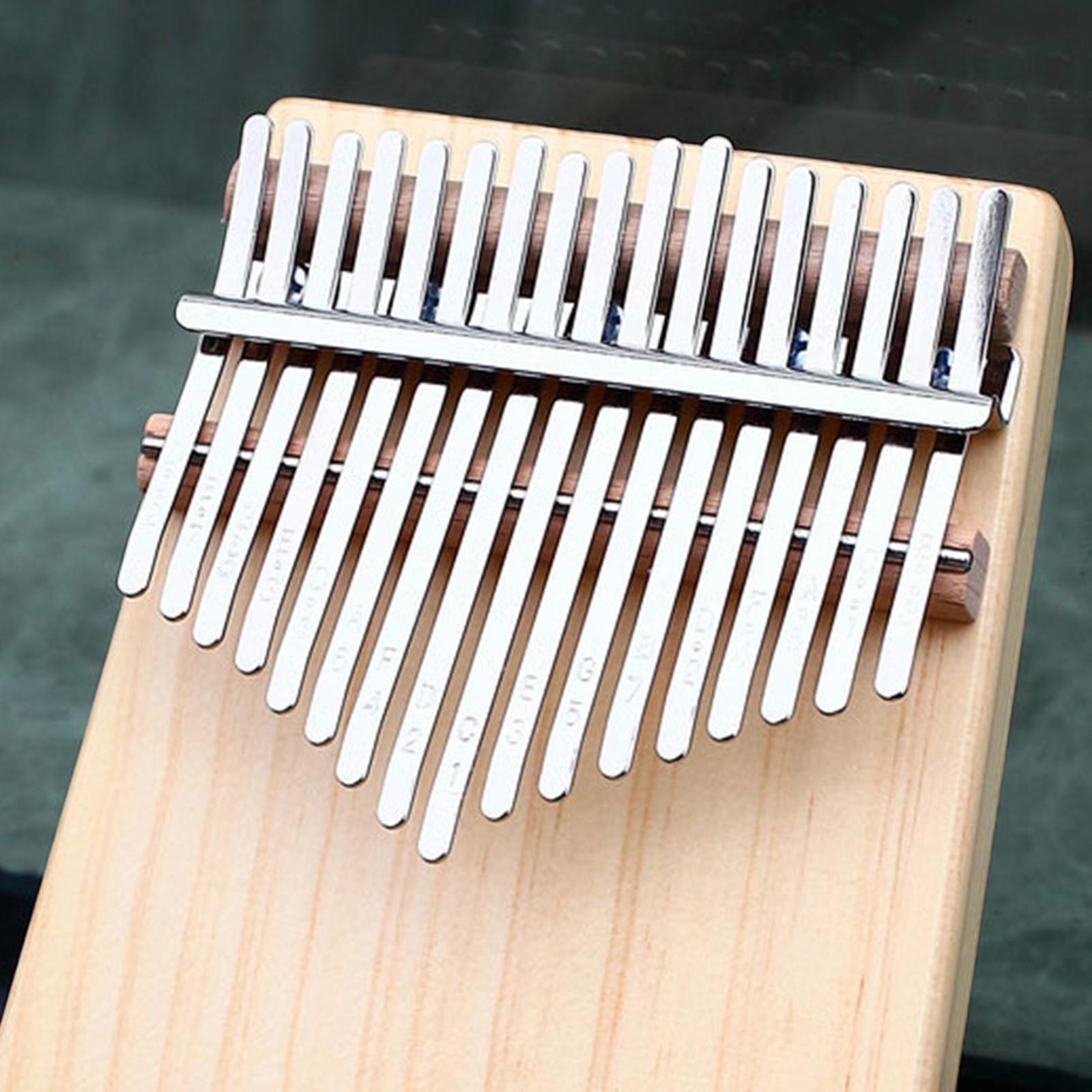 Kalimba Thumb Piano 17 Keys Easy to Play Gift Accessories Beginners Wood