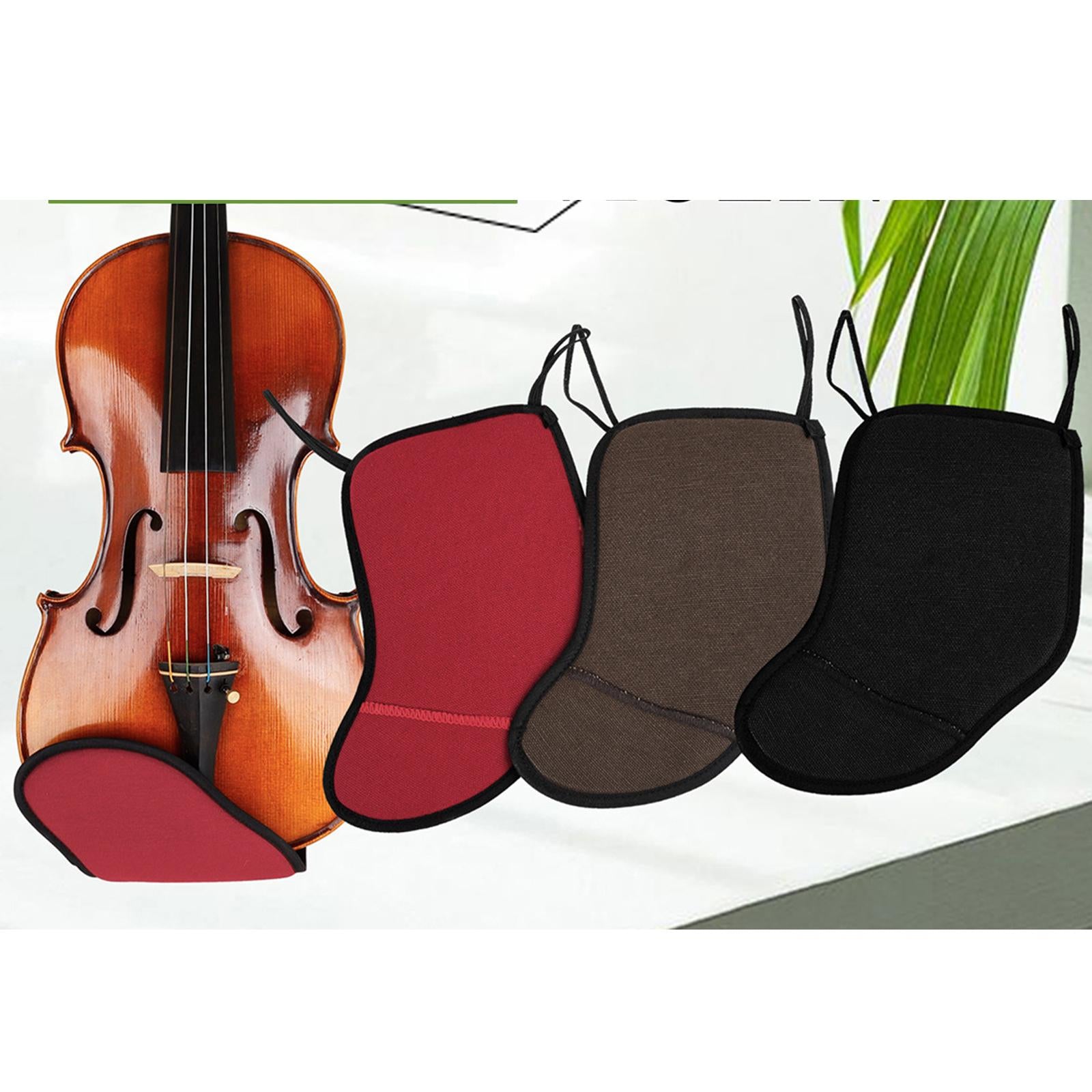 Cotton Violin Shoulder Rest Soft Violin Chin Rests for Beginners Red