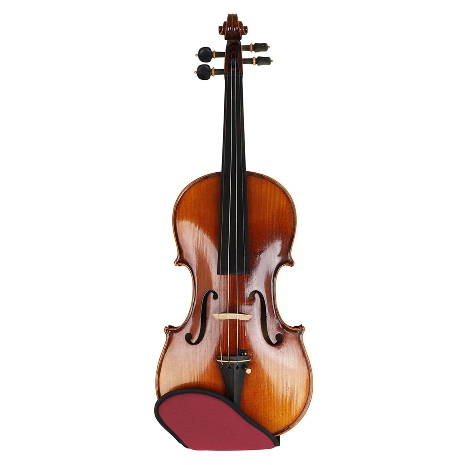 Cotton Violin Shoulder Rest Soft Violin Chin Rests for Beginners Red