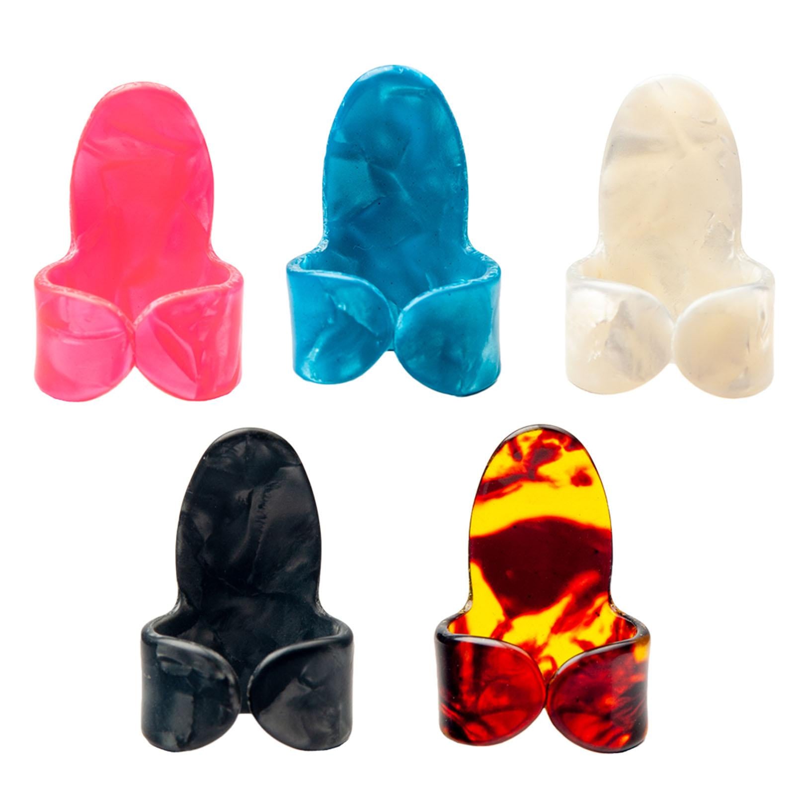 10x Guitar Pick Plectrums Thumb Finger Picks for Ukulele Acoustic Guitars