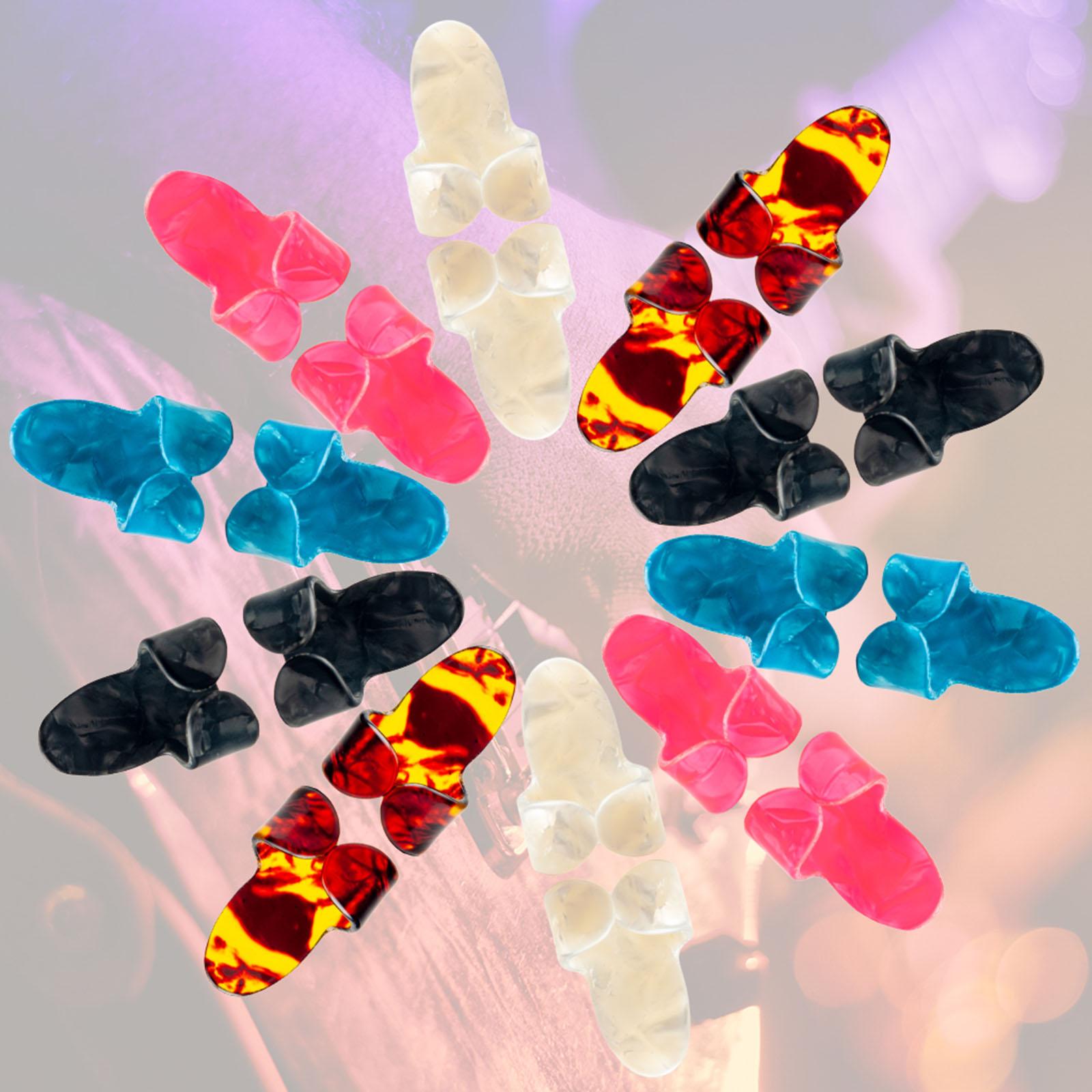 10x Guitar Pick Plectrums Thumb Finger Picks for Ukulele Acoustic Guitars