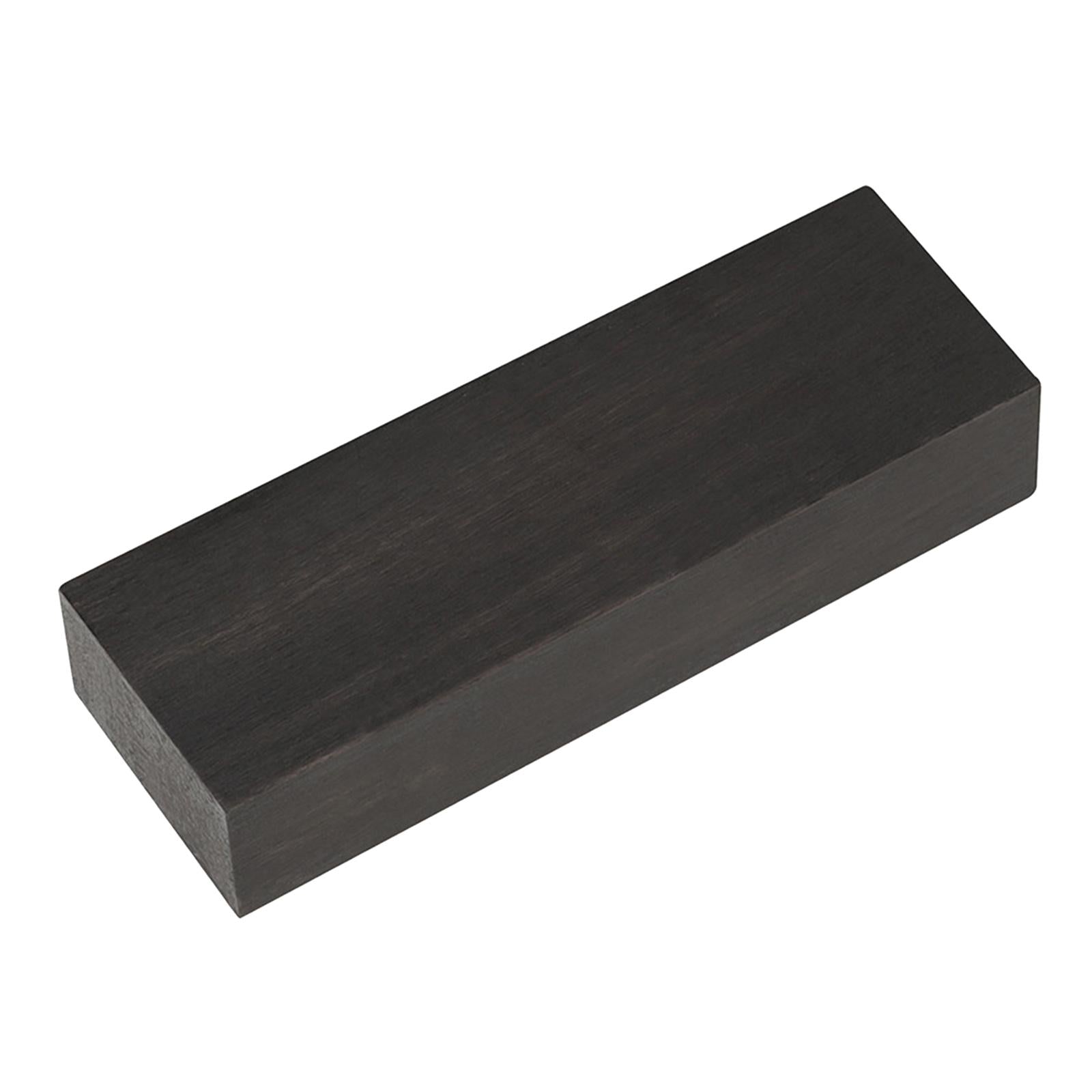 Ebony Wood for Knife Handle Material Blanks Knife Material 12.2x4x1.6cm