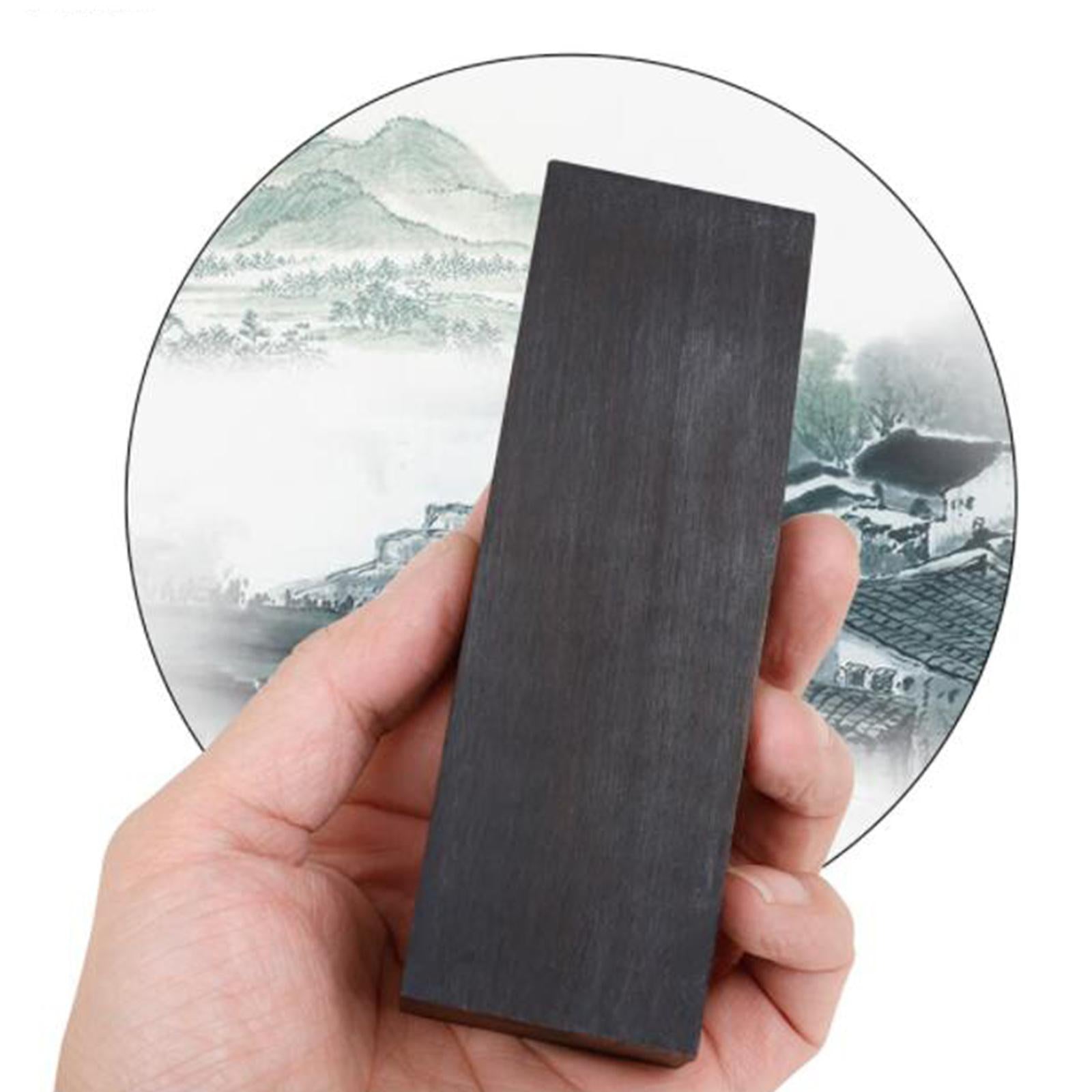 Ebony Wood for Knife Handle Material Blanks Knife Material 12.2x4x1.6cm