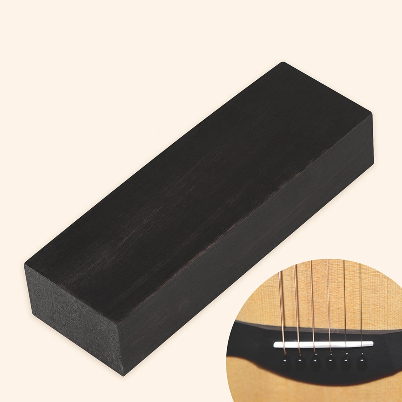 Ebony Wood for Knife Handle Material Blanks Knife Material 12.2x4x1.6cm