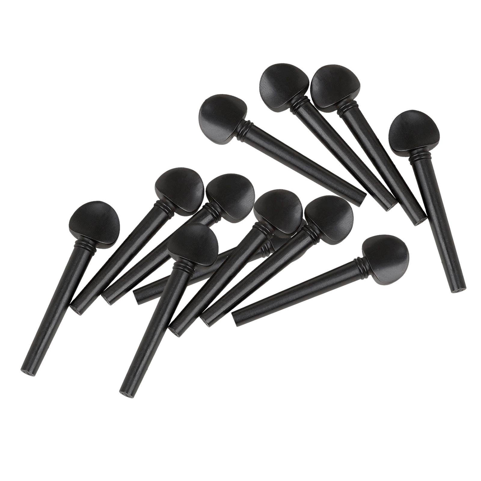 12x 3/4 4/4 Size Violin Tuning Pegs Violin Accessories Fiddle Tuning Pegs