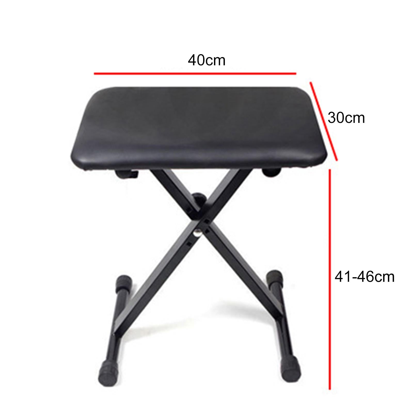 Piano Bench Adjustable Height Non Skid for Electronic Piano Guitar Drum