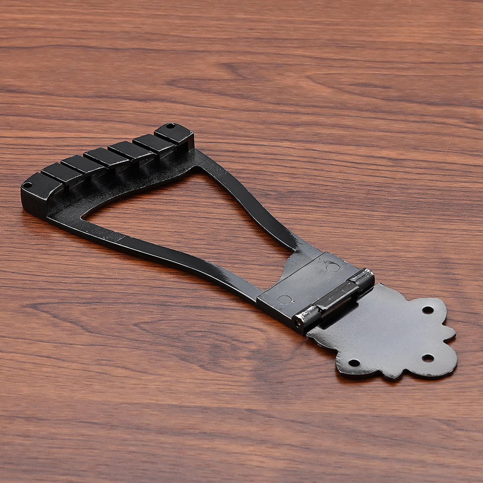 Guitar Bridge Trapeze Tailpiece Replacement for Hollow Body Archtop Guitar