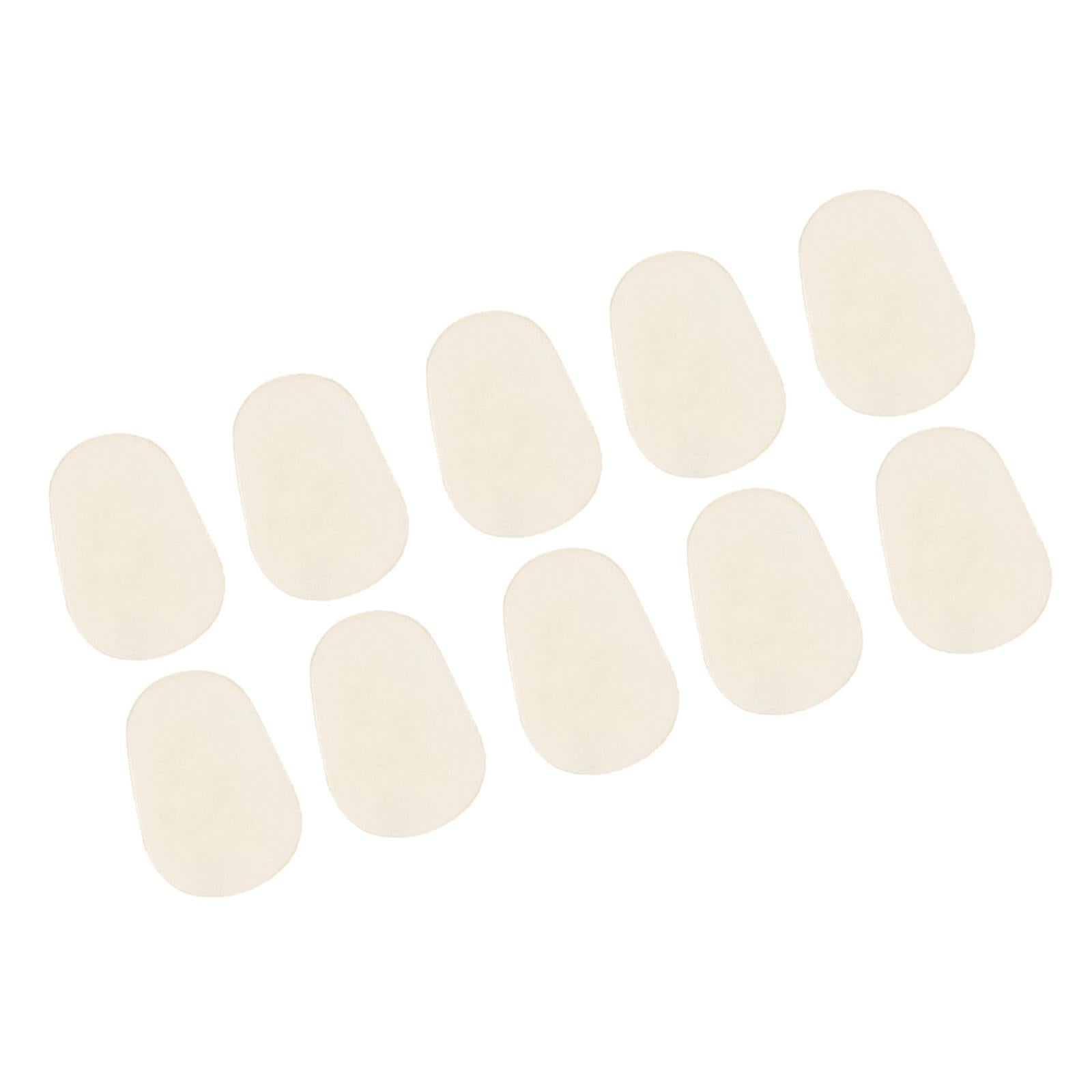 10x Sax Mouthpiece Patches Pads Pad Parts Silicone for Wind Instruments Sax Clear