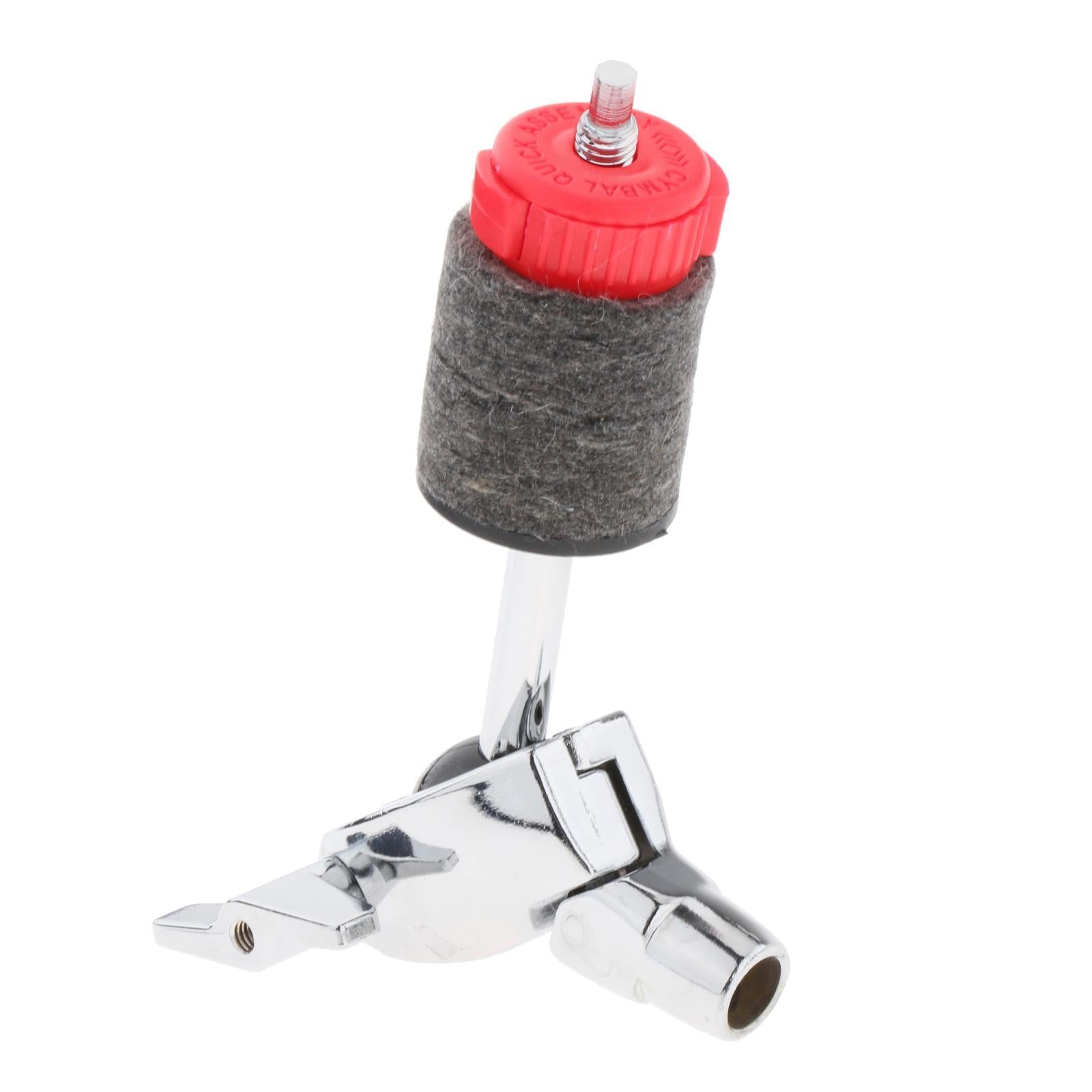 Hi Hat Clutch Accessories Percussion Metal Instrument Cymbal Stand Jazz Drum Grey and Red