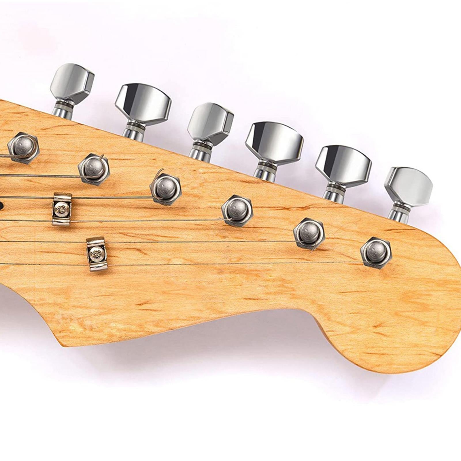 Guitar Locking Pegs Keys Guitar Parts Headstocks Accessories Heads Set 3L 3R