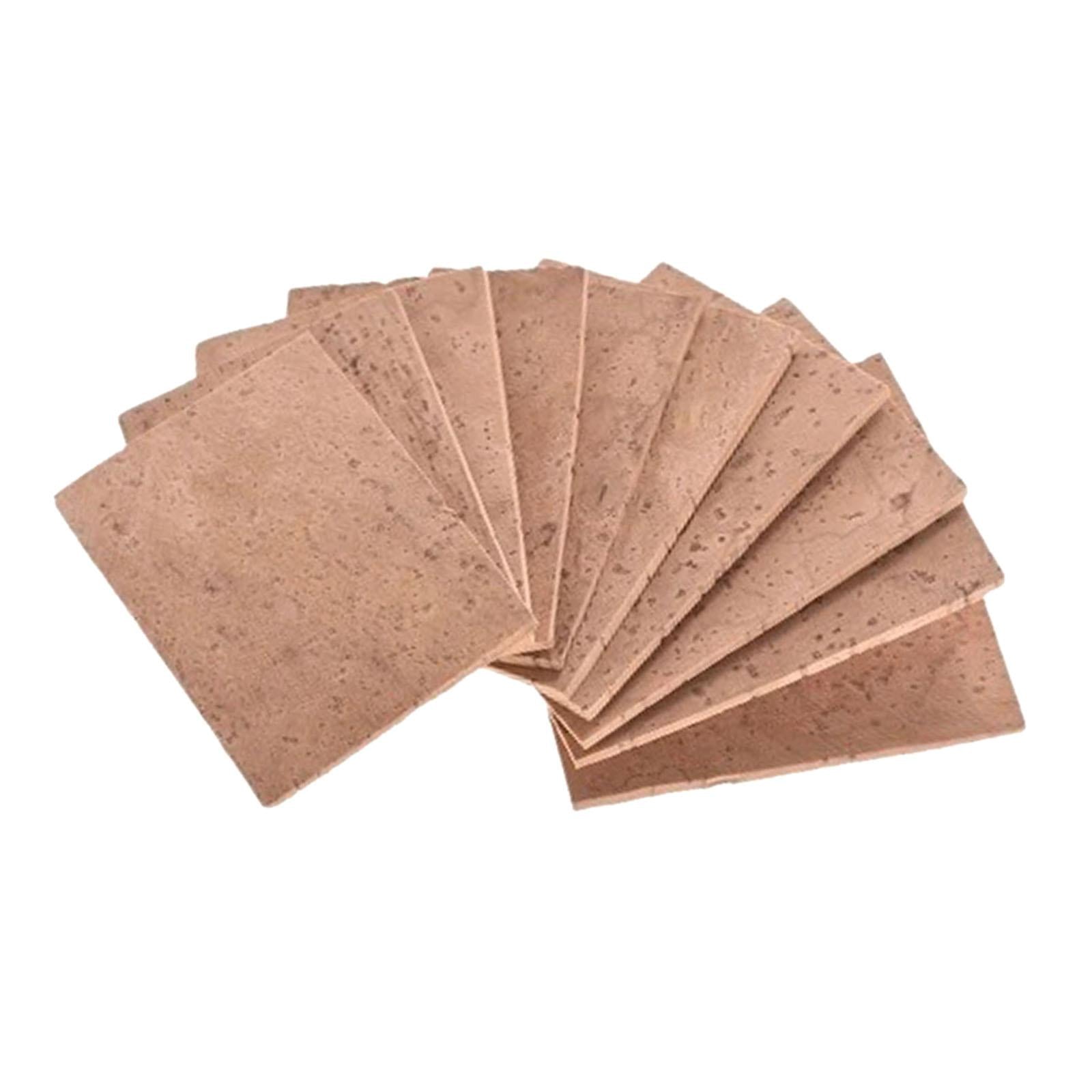 10x Universal Saxophone Neck Cork Instrument Accessories 2mm 61x41mm