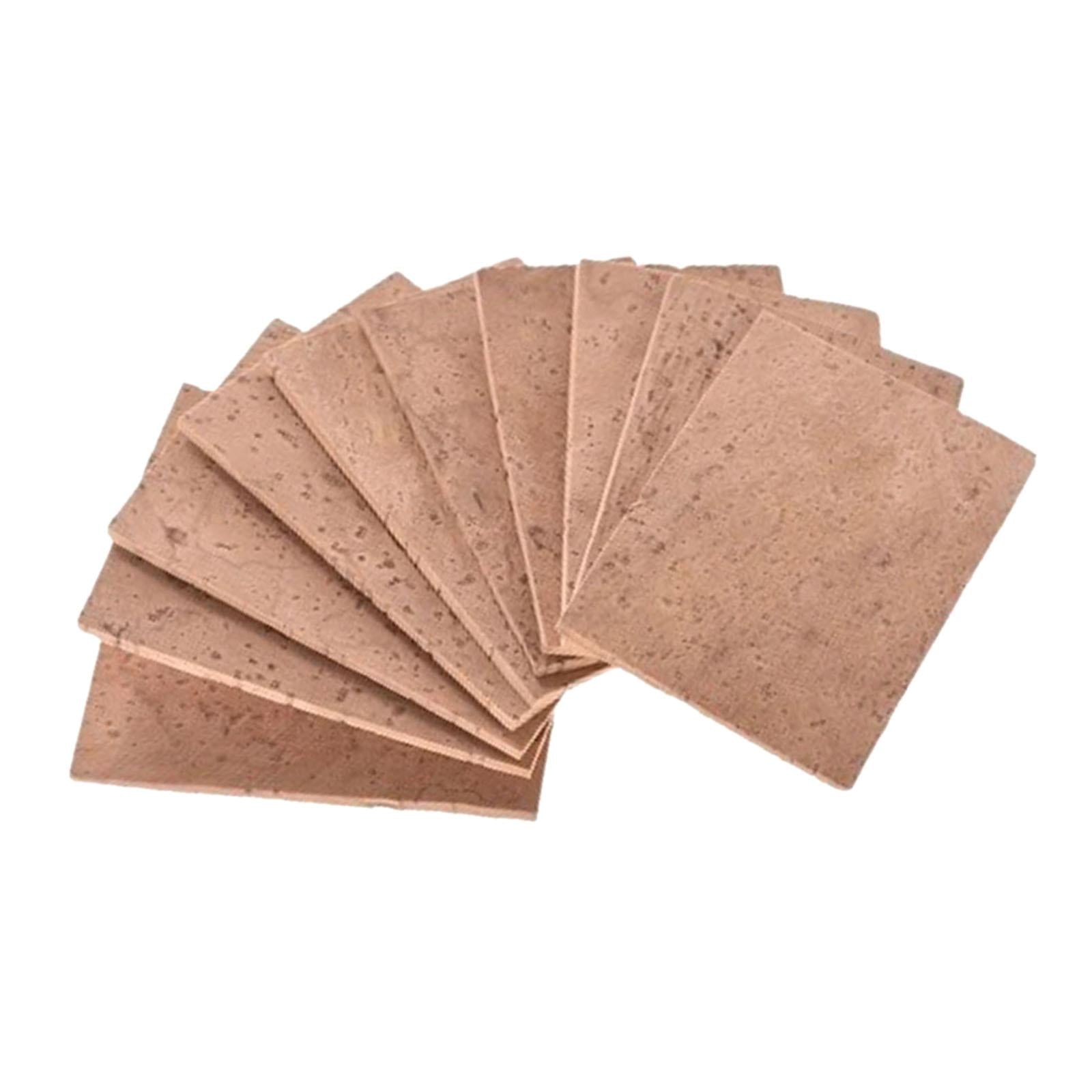 10x Universal Saxophone Neck Cork Instrument Accessories 2mm 61x41mm