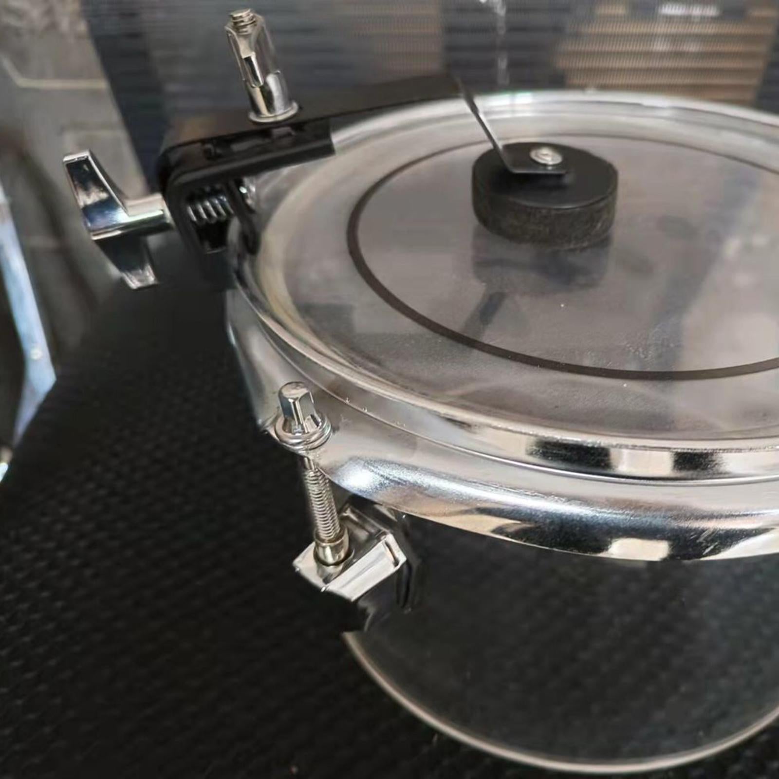 Compact Snare Drum Muffl Easy Install with Felt Pad for Snares Musical Parts