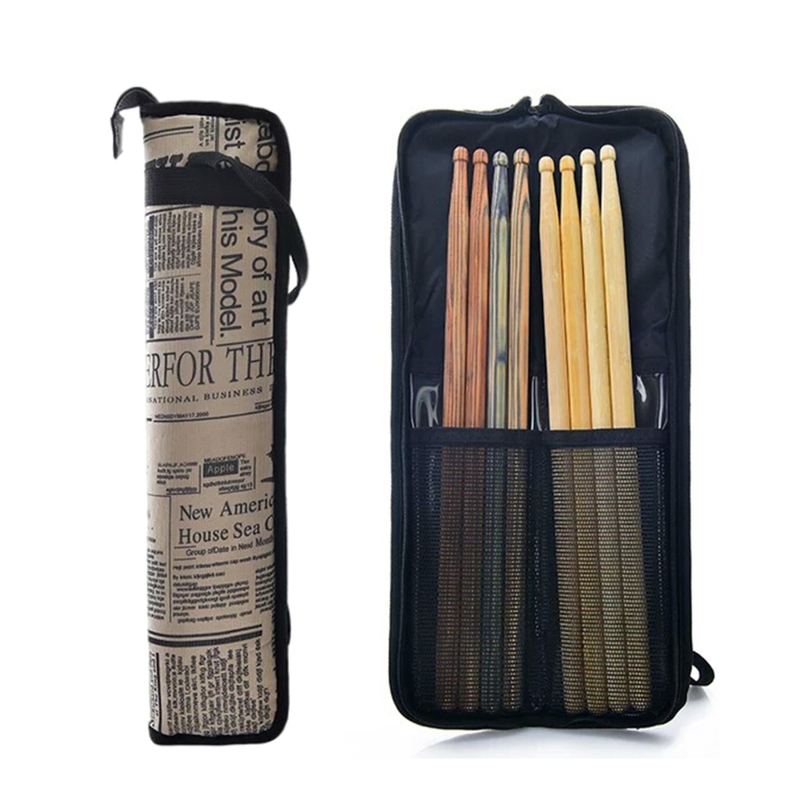 Standard Drum Mallet Storage Bag Thicken Sponge Drum Stick Shoulder Bag