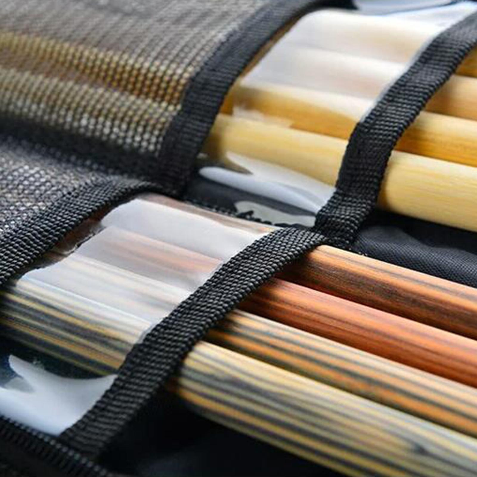 Standard Drum Mallet Storage Bag Thicken Sponge Drum Stick Shoulder Bag