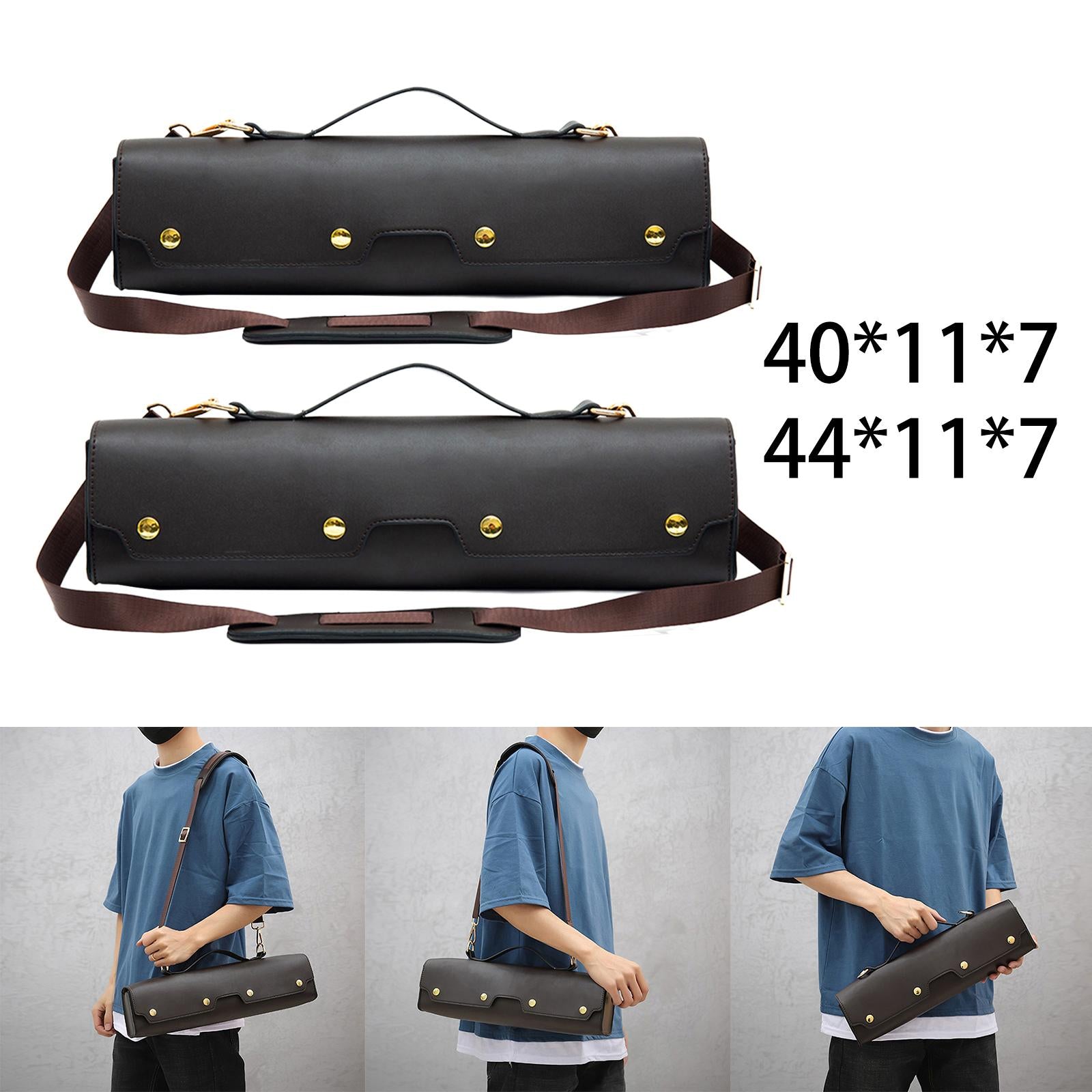 Flute Carry Gig Bag Lightweight Velvet Inside Shoulder Bag Protection 16 Hole