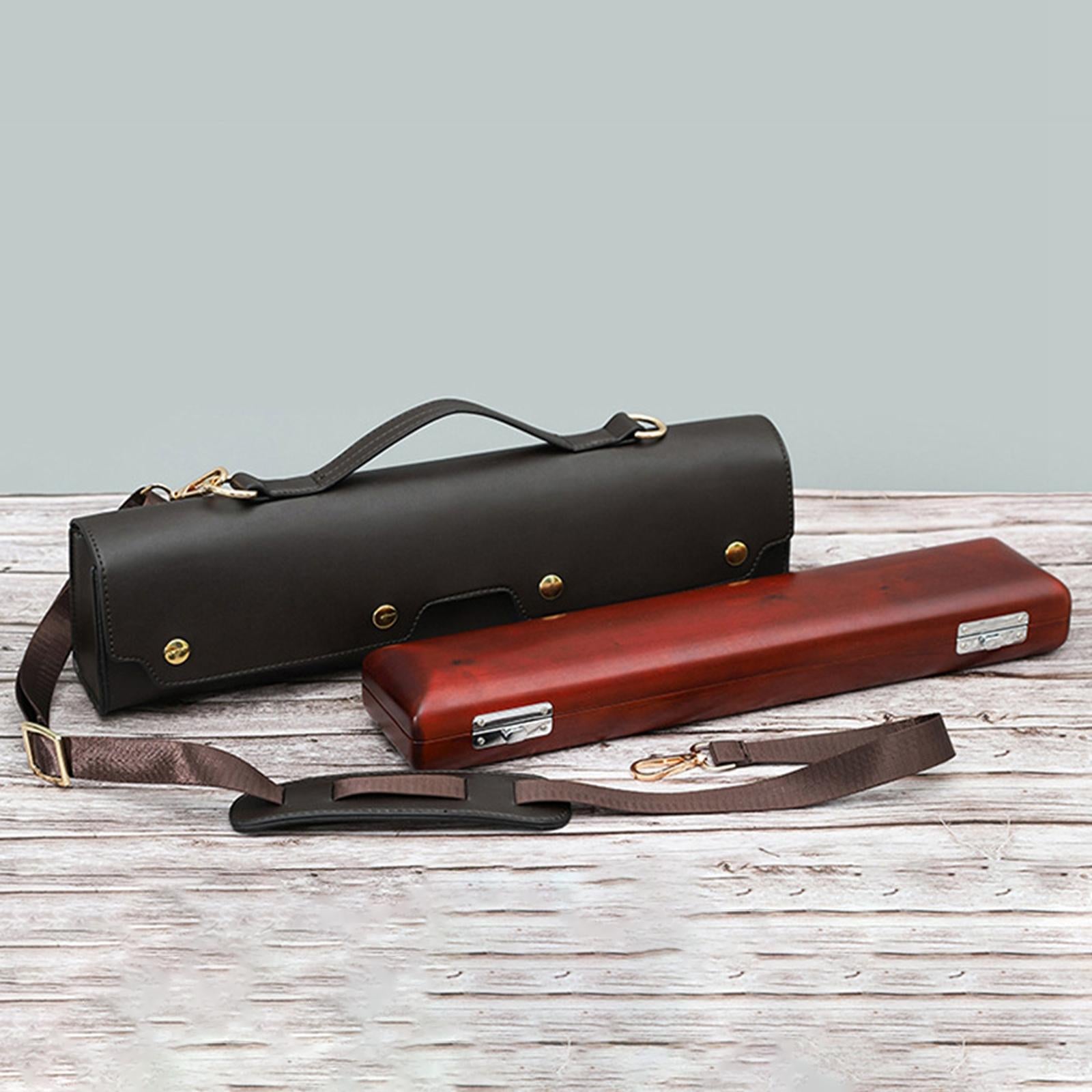 Flute Carry Gig Bag Lightweight Velvet Inside Shoulder Bag Protection 17 Hole
