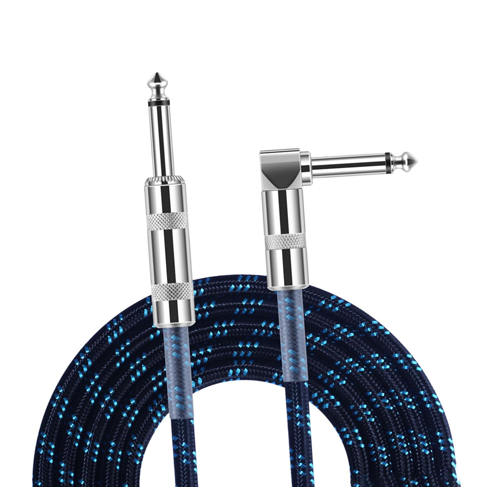 6.35mm Guitar Cable Electric Guitar Cord for Musical Instruments 3m