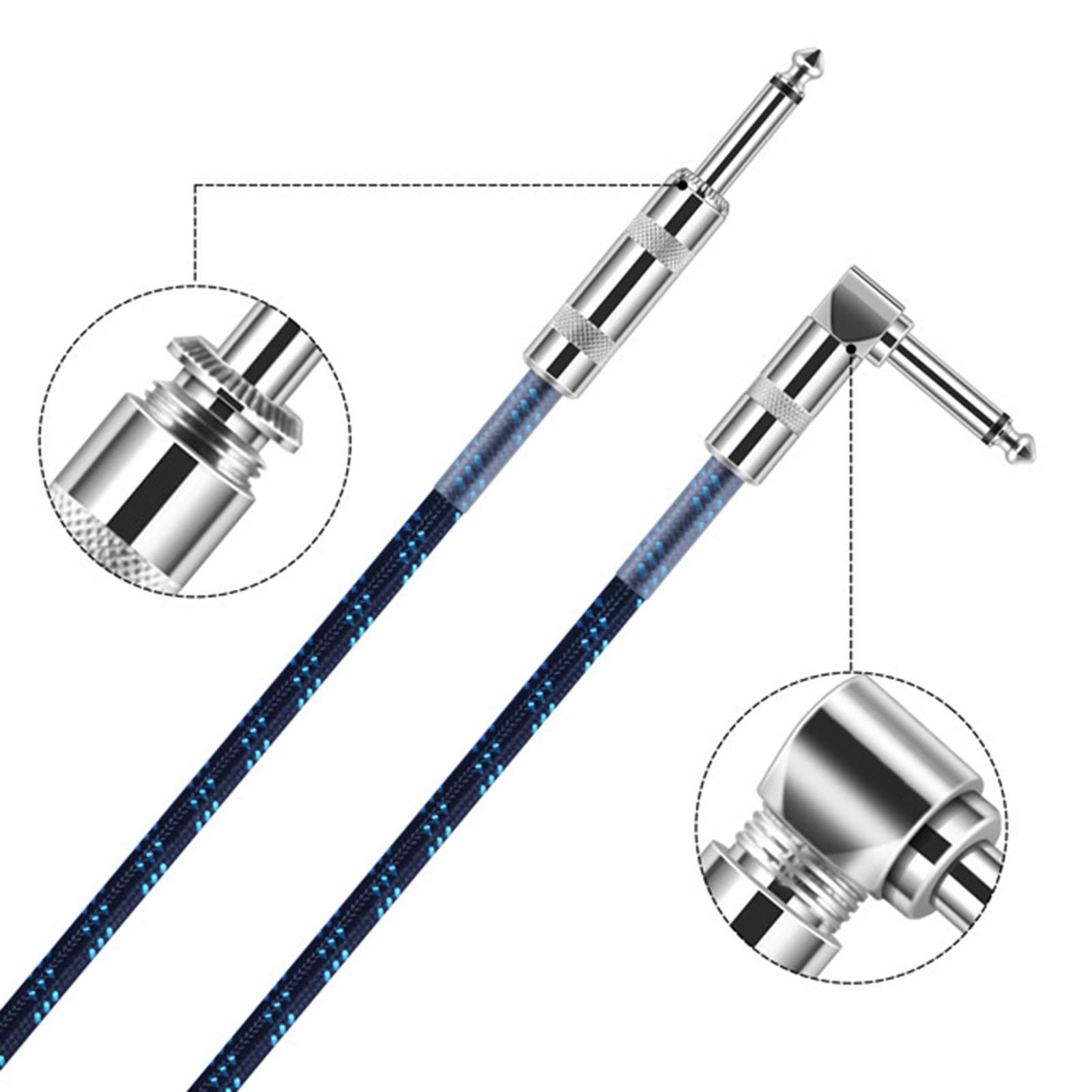 6.35mm Guitar Cable Electric Guitar Cord for Musical Instruments 6m