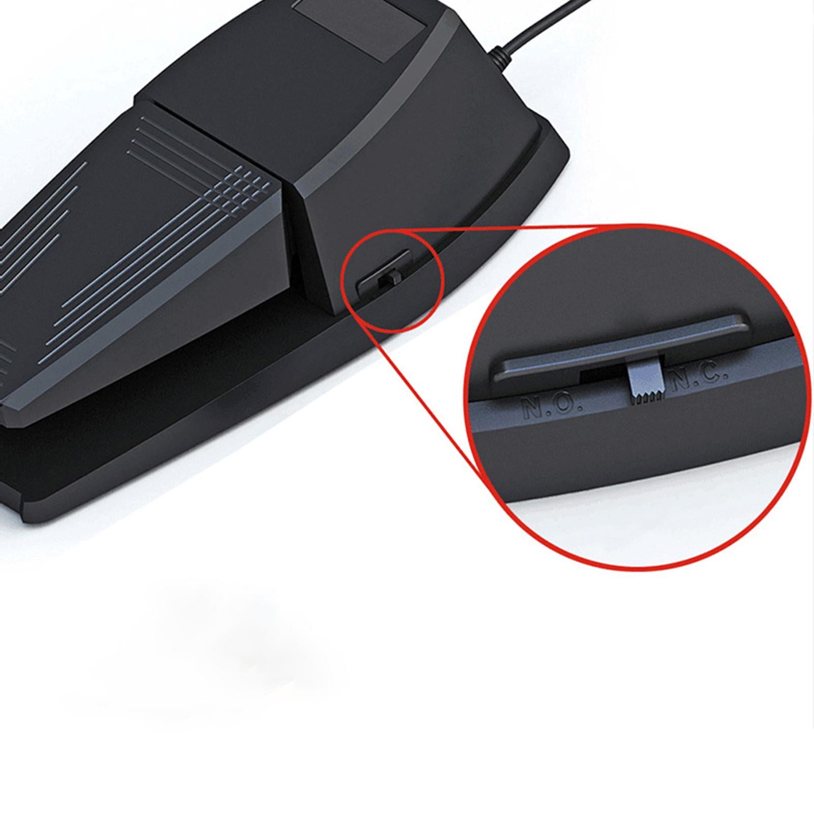 Sustain Pedal with Polarity Switch Widened Thickened for Yamaha Roland Korg