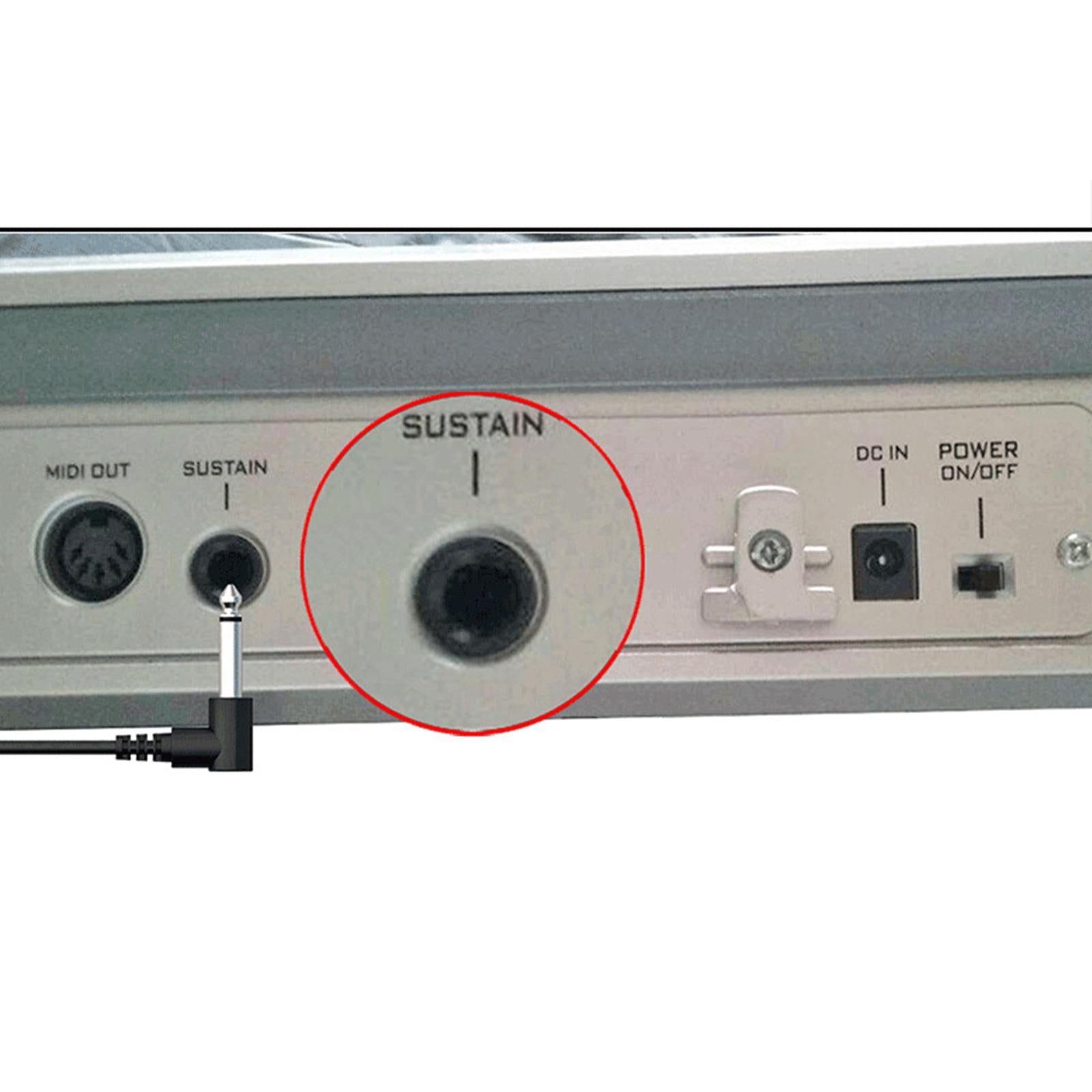 Sustain Pedal with Polarity Switch Widened Thickened for Yamaha Roland Korg