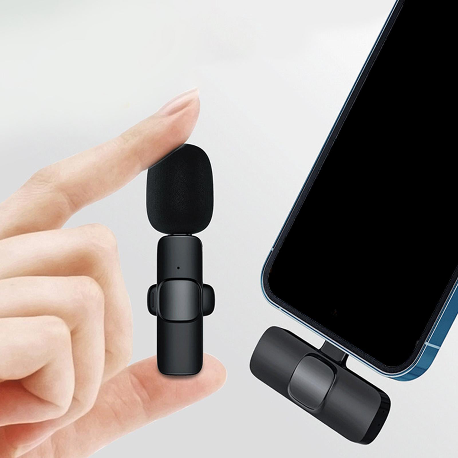 Wireless Lavalier Microphone for Smartphone Tablets Livestreaming